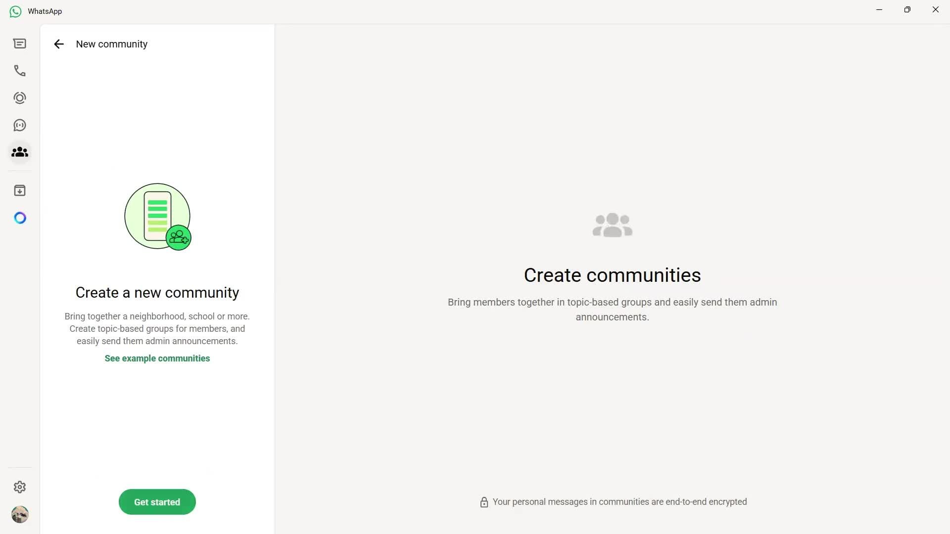 Creating a community screenshot
