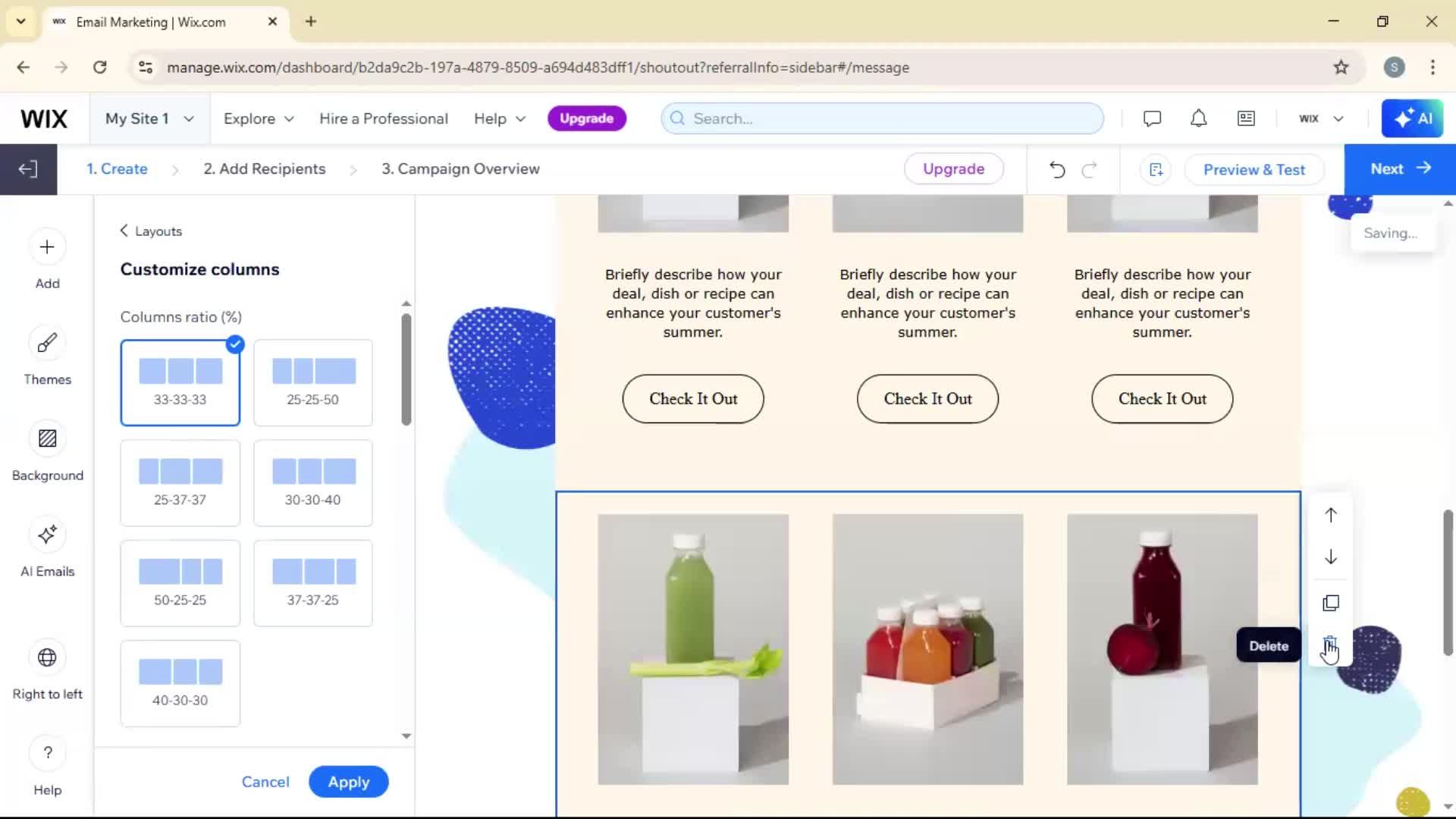 Creating an email campaign on Wix video thumbnail