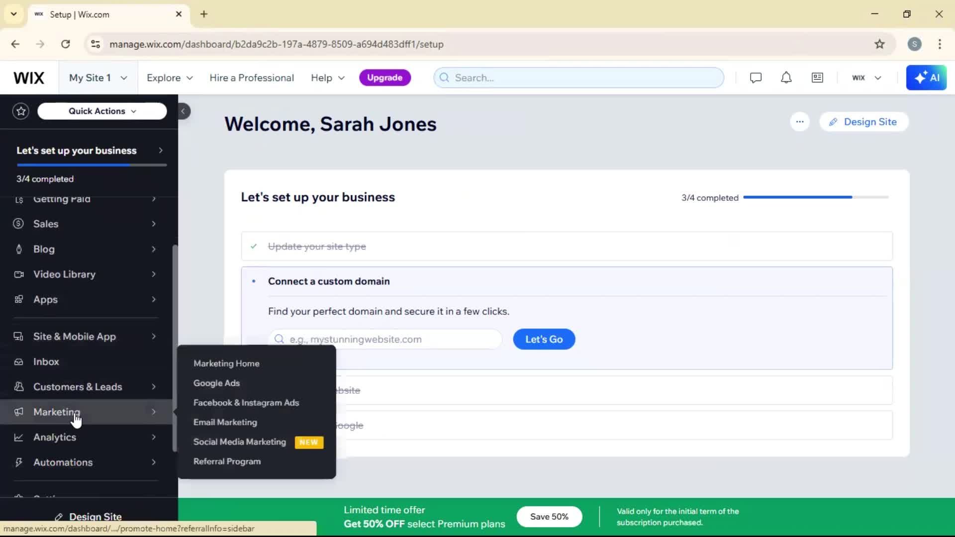 Creating an email campaign on Wix video thumbnail