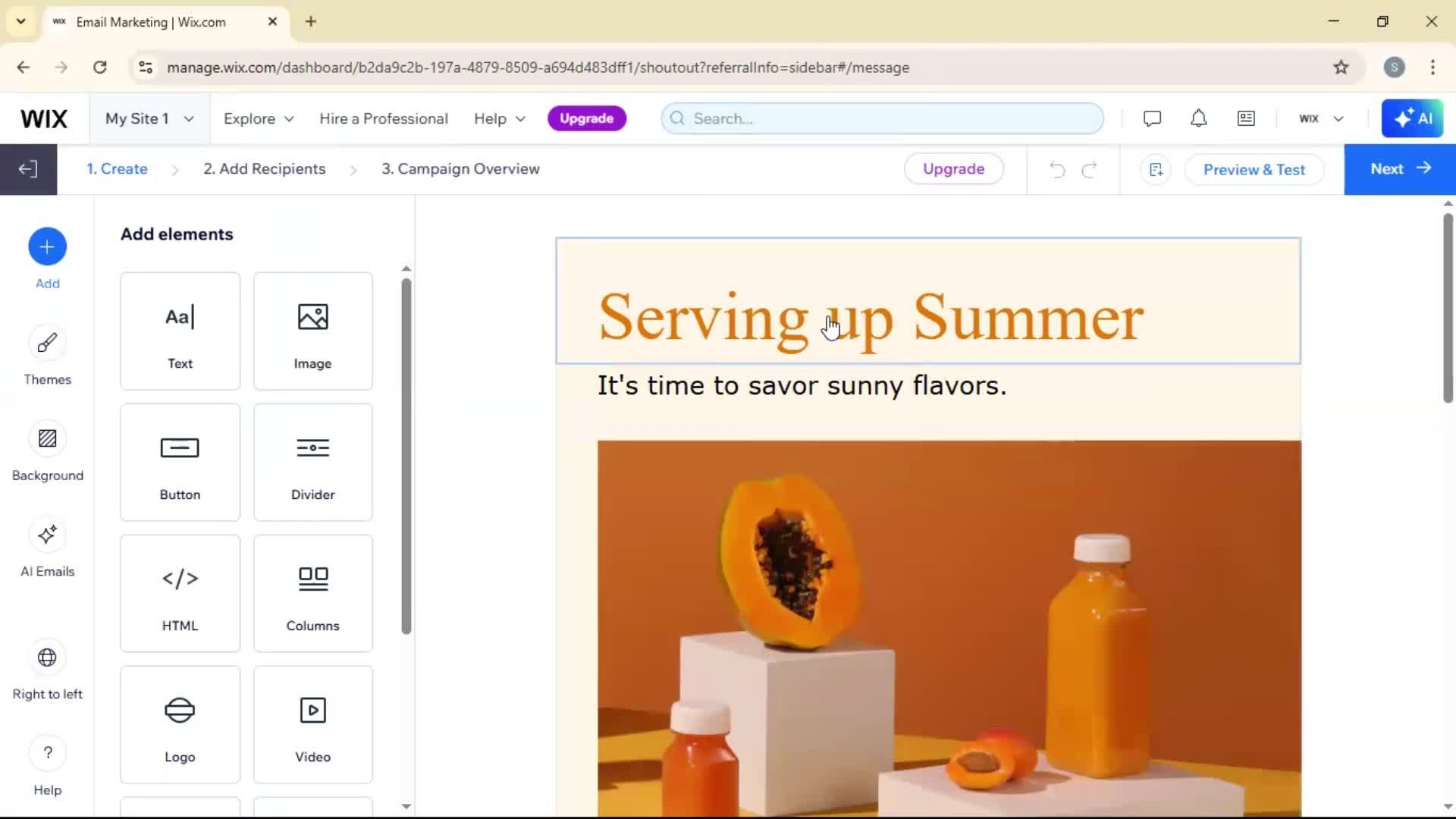 Creating an email campaign on Wix video thumbnail