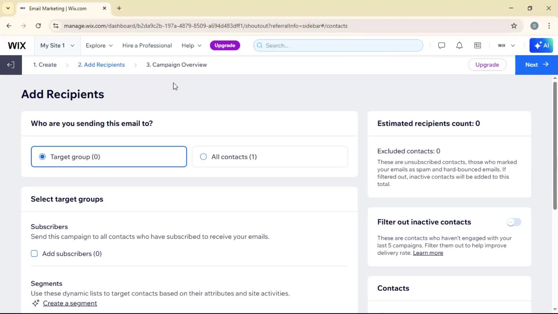 Creating an email campaign on Wix video thumbnail