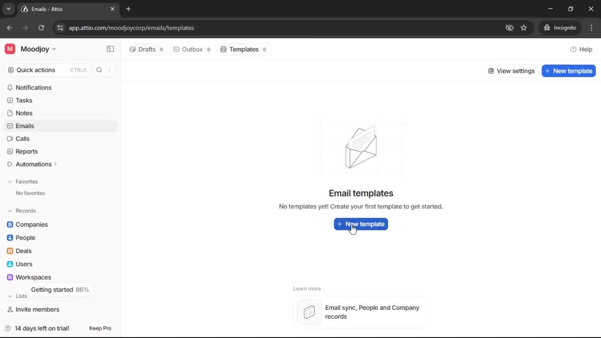 Creating email template on Attio video thumbnail