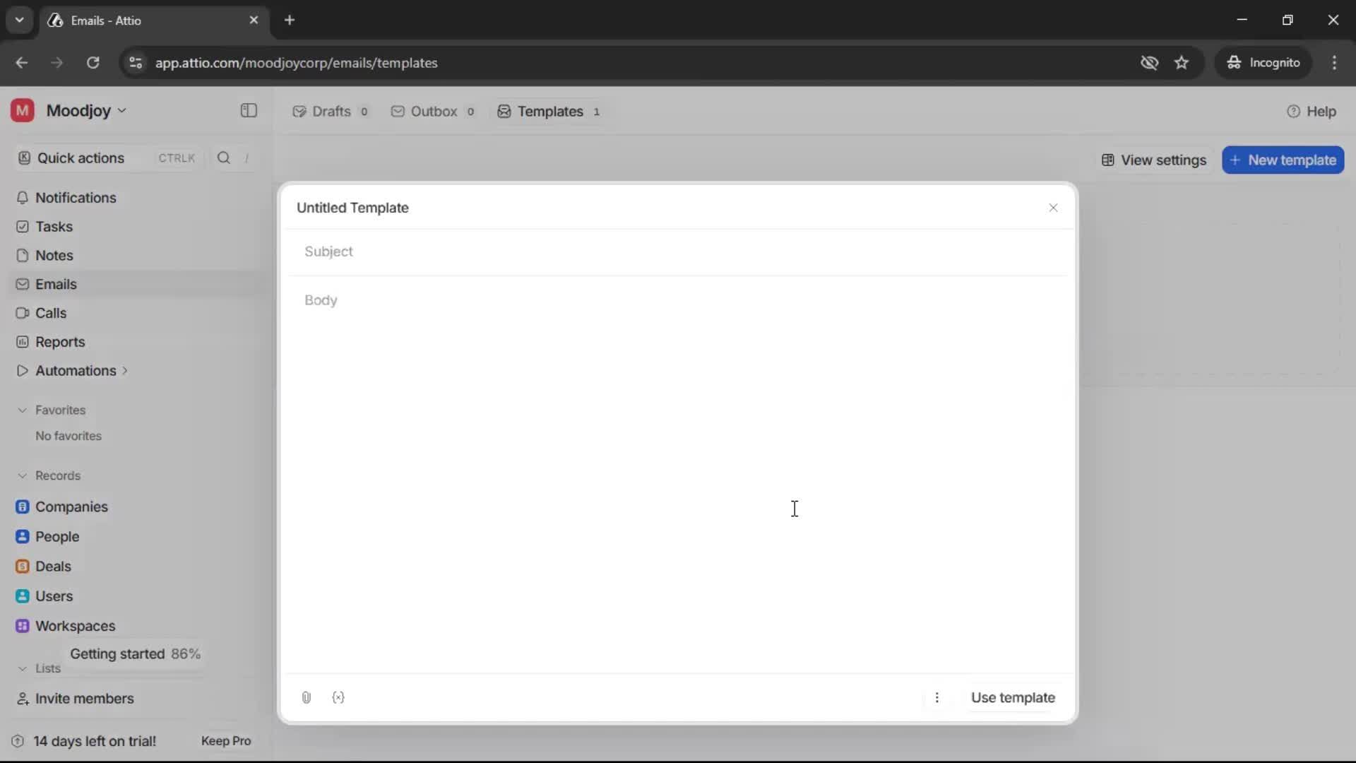 Creating email template on Attio video thumbnail