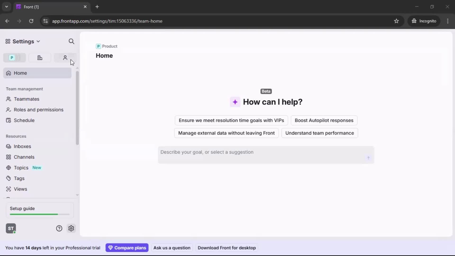 Creating a template screenshot