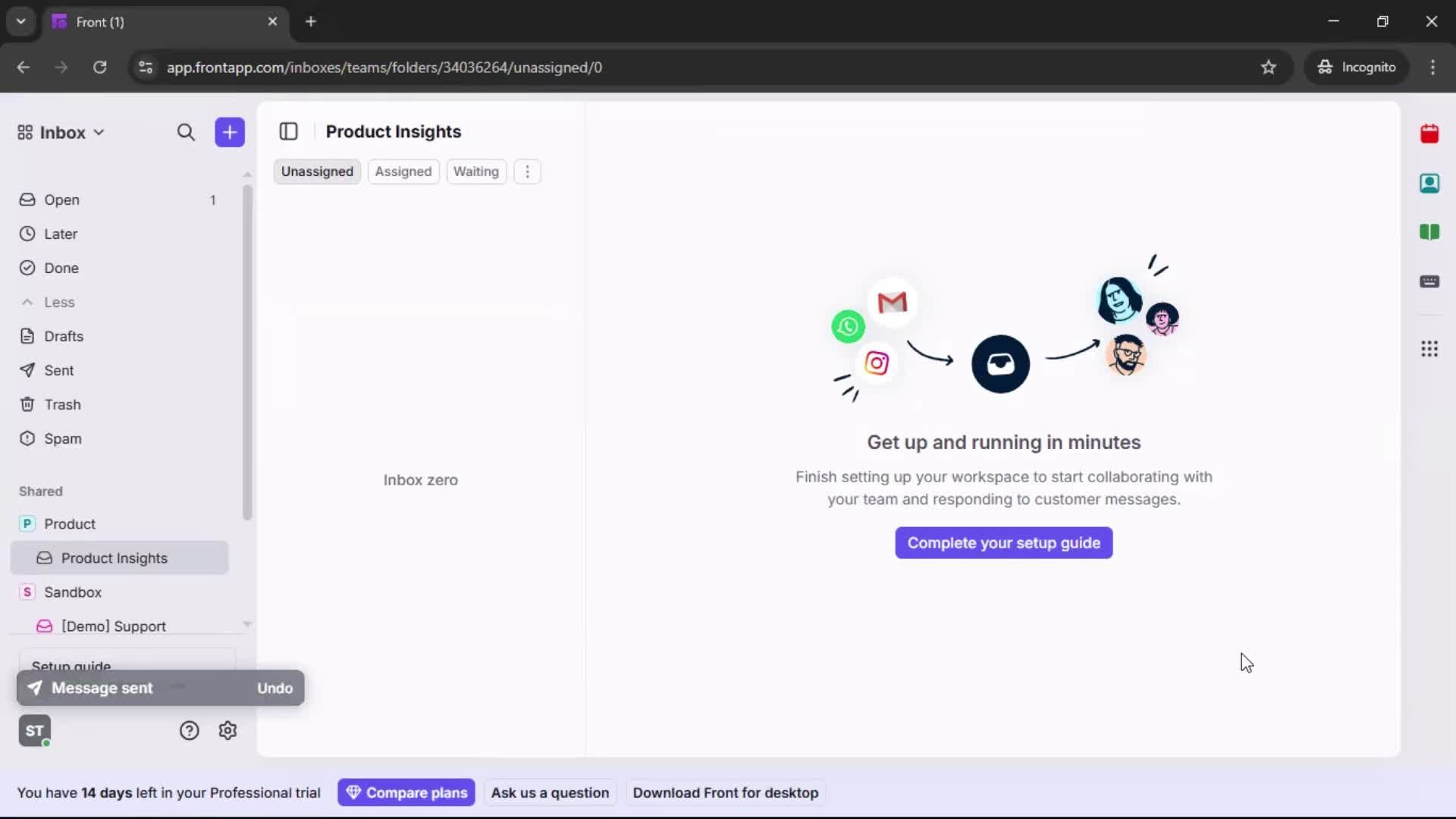 Creating a template screenshot
