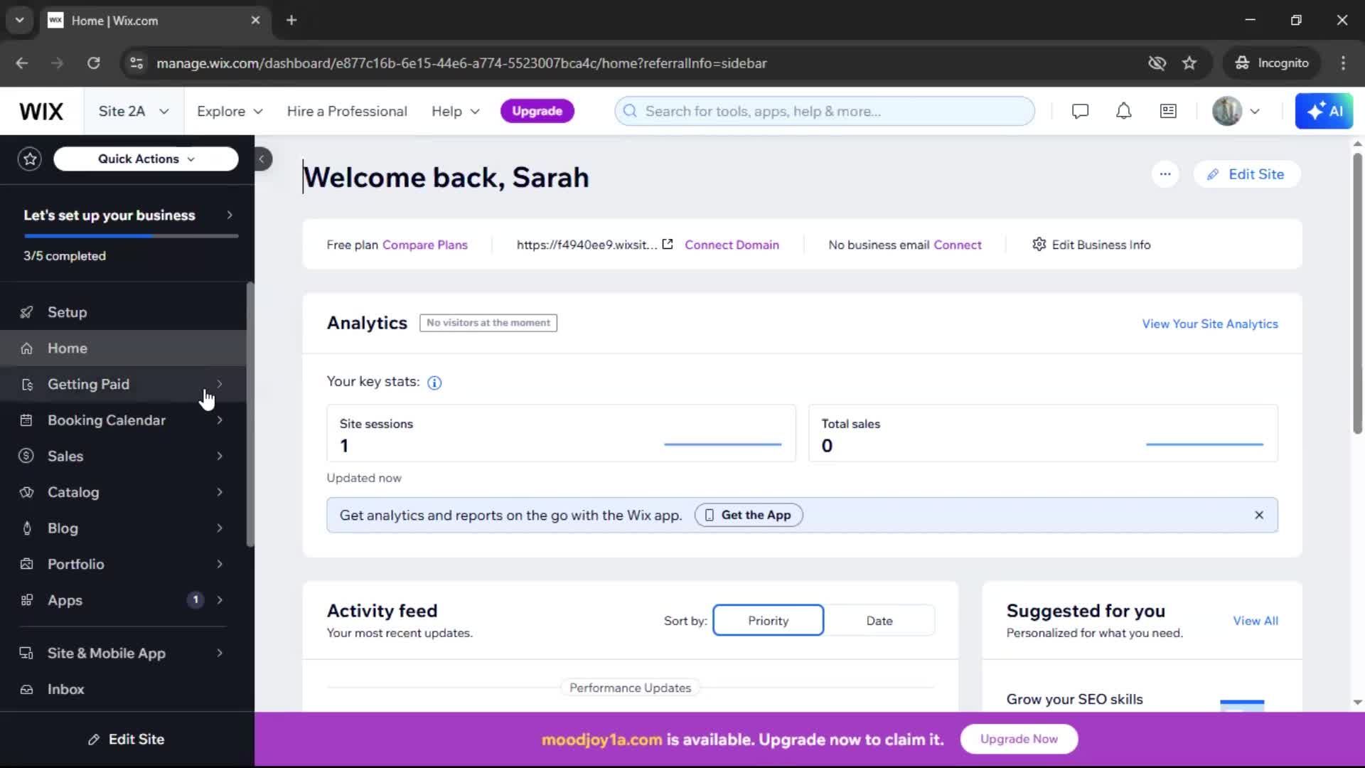 Creating an invoice screenshot