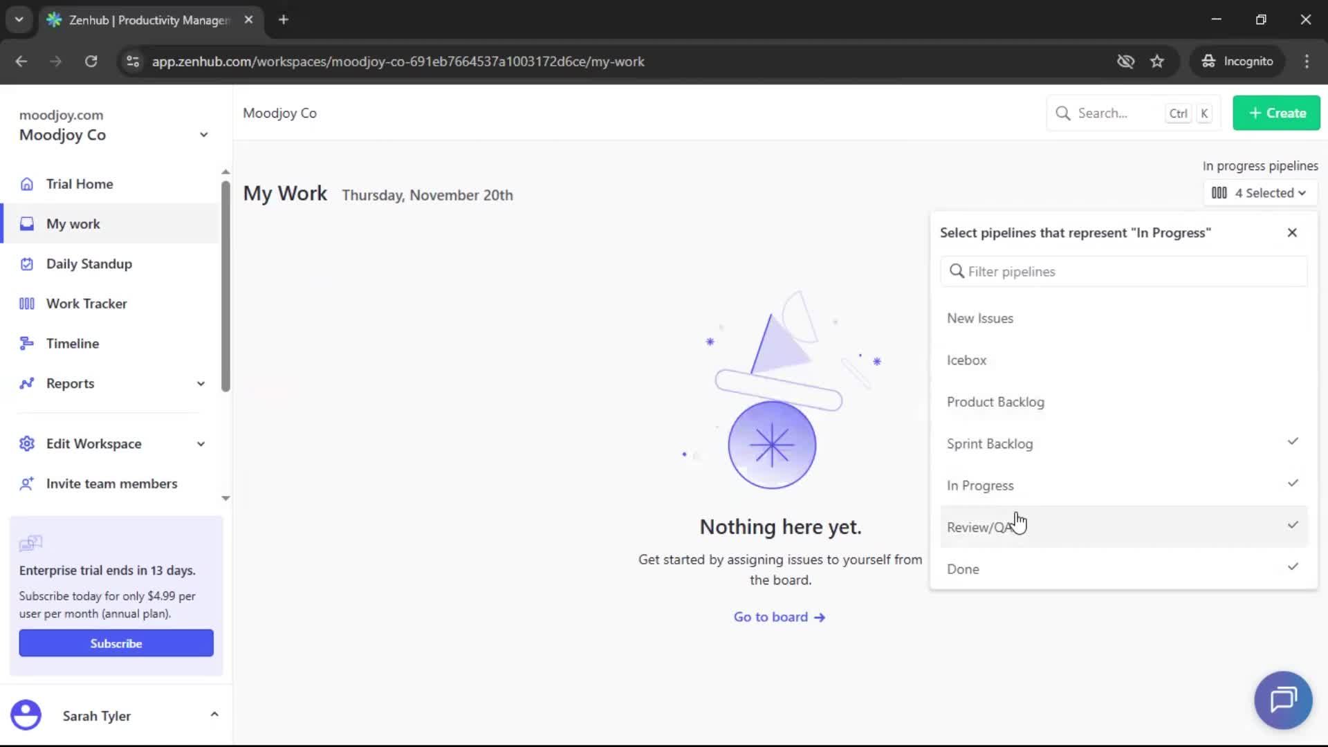 Creating new issue screenshot