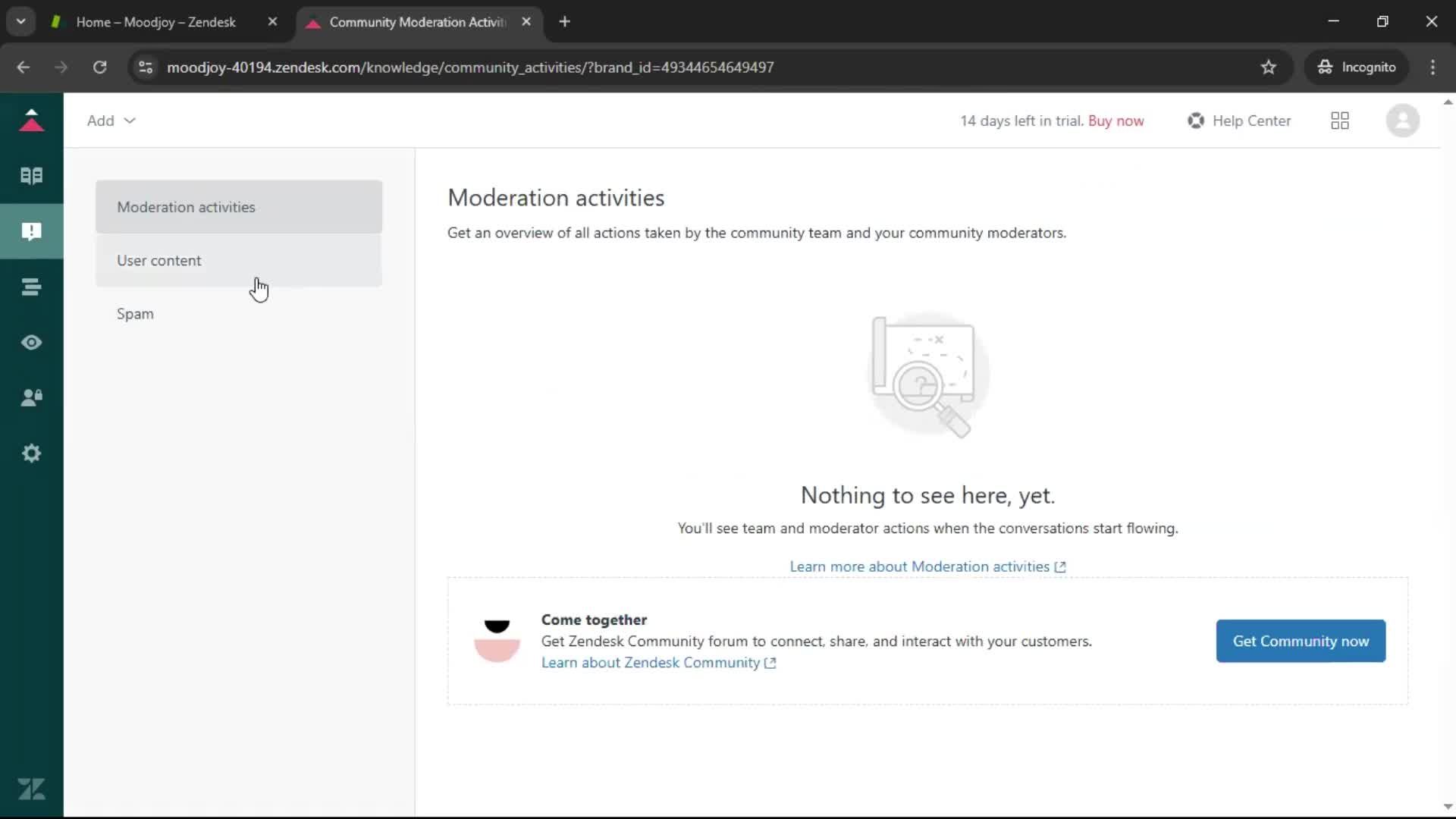 Creating a support article screenshot