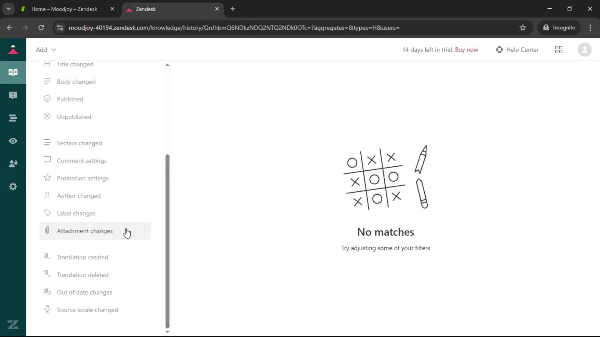 Creating a support article screenshot