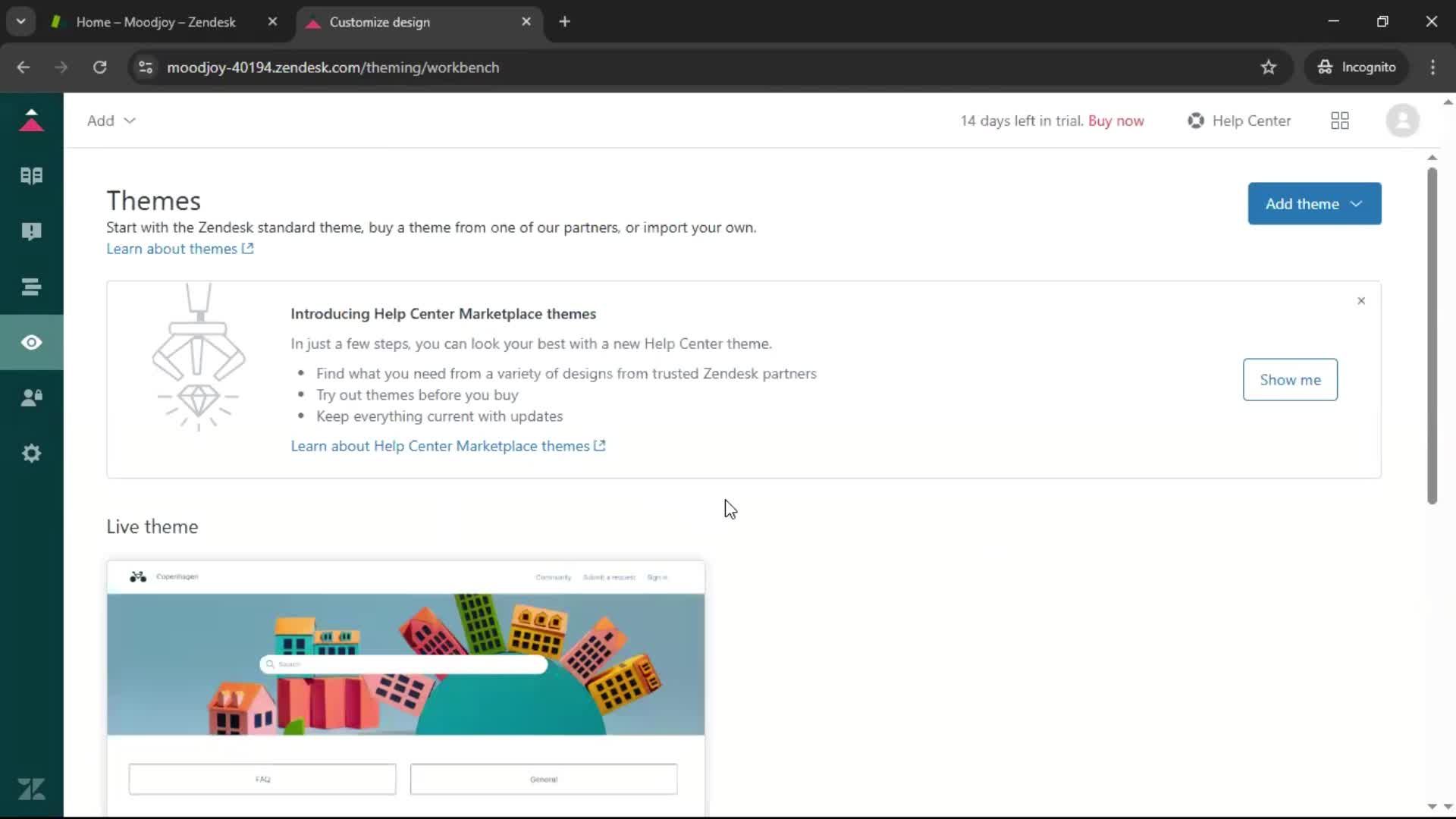 Creating a support article screenshot