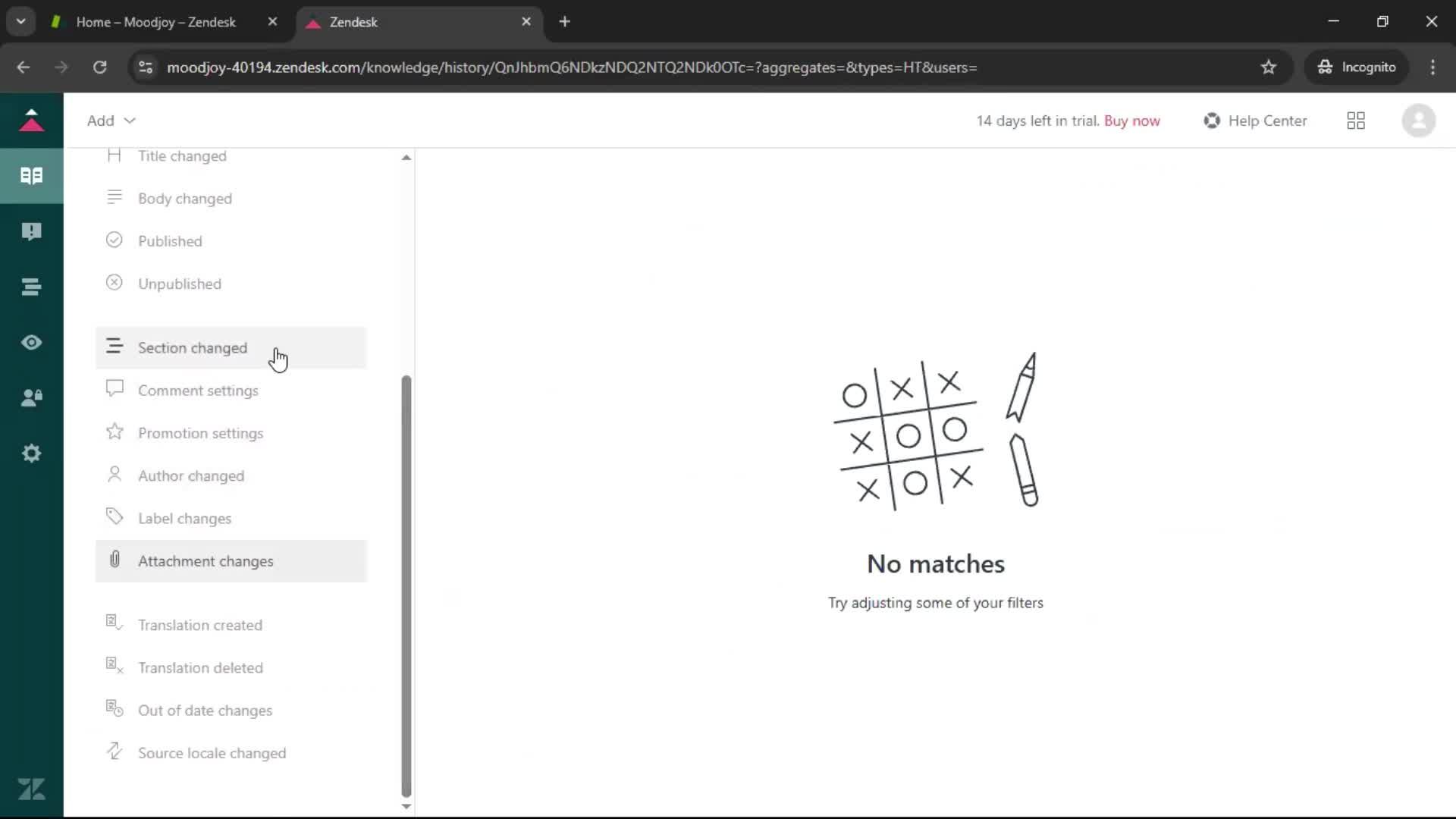 Creating a support article screenshot