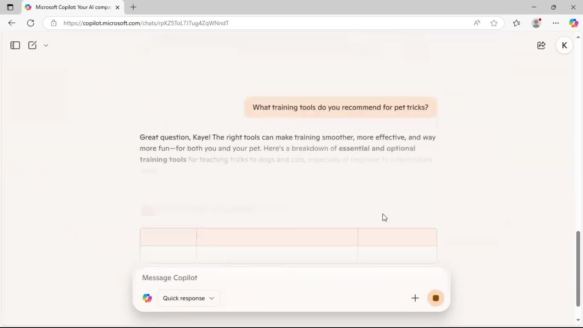 Creating topic from an example screenshot