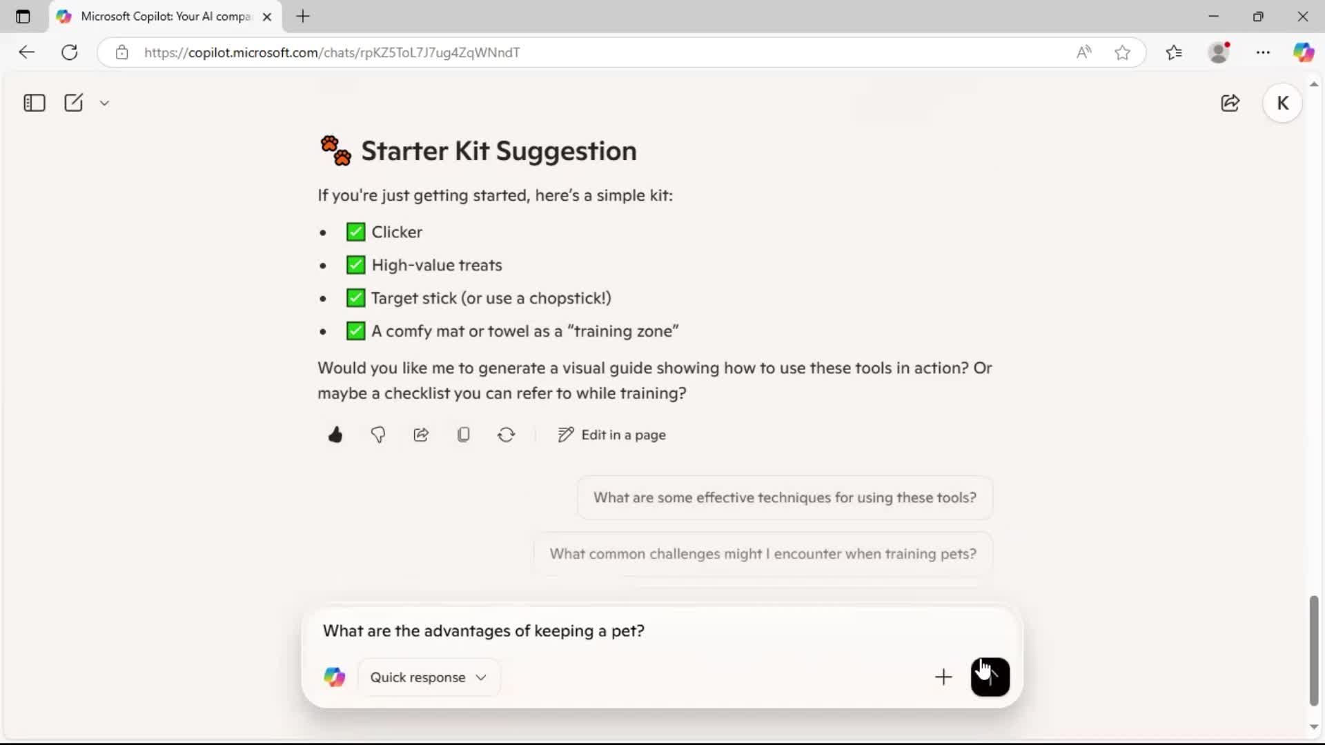 Creating topic from an example screenshot