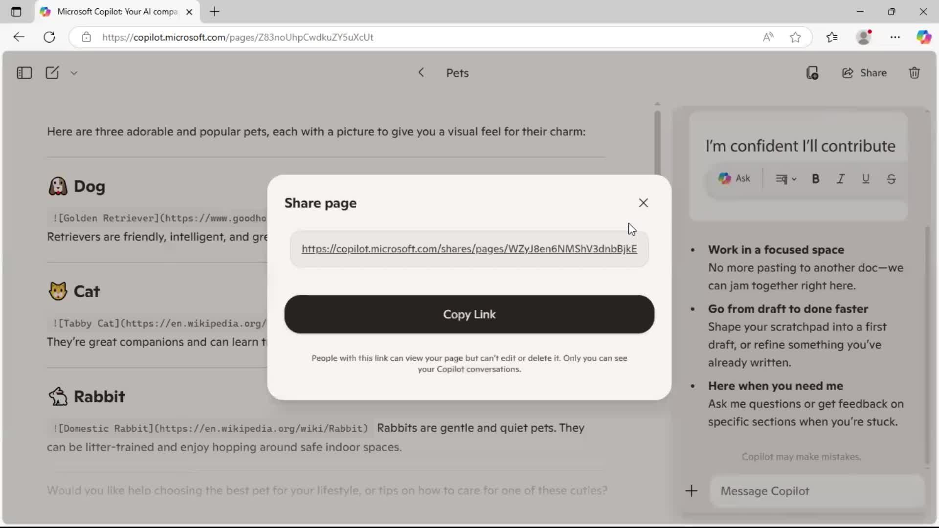 Creating topic from an example screenshot