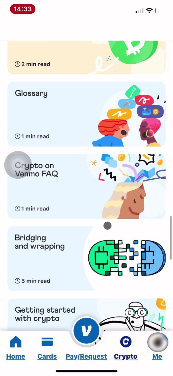 Crypto on Venmo video thumbnail