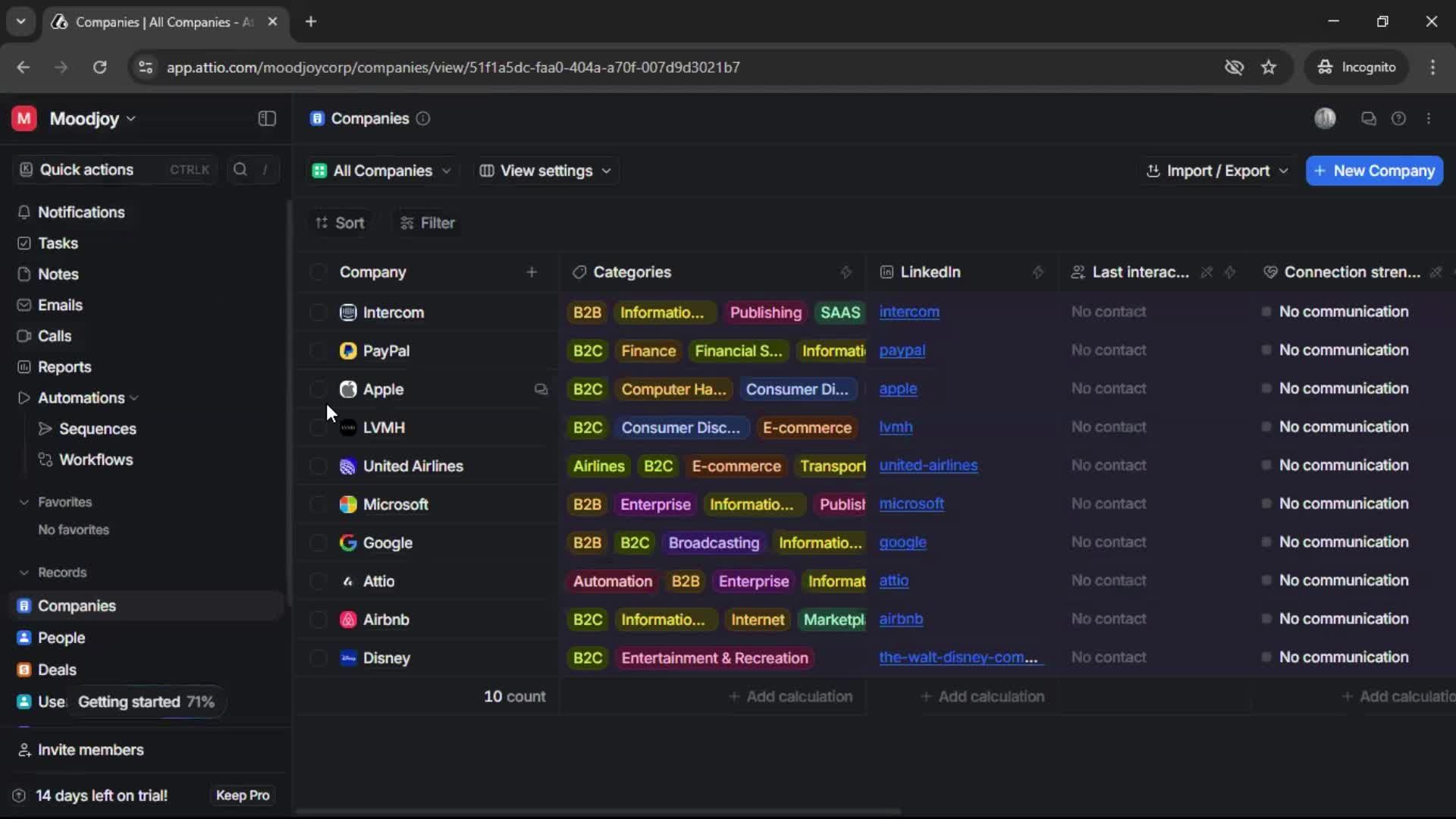 Customizing appearance screenshot