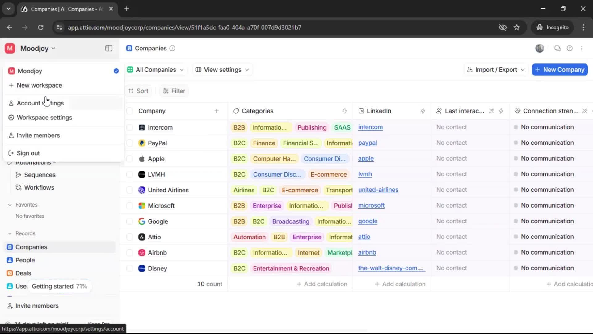 Customizing appearance on Attio video thumbnail