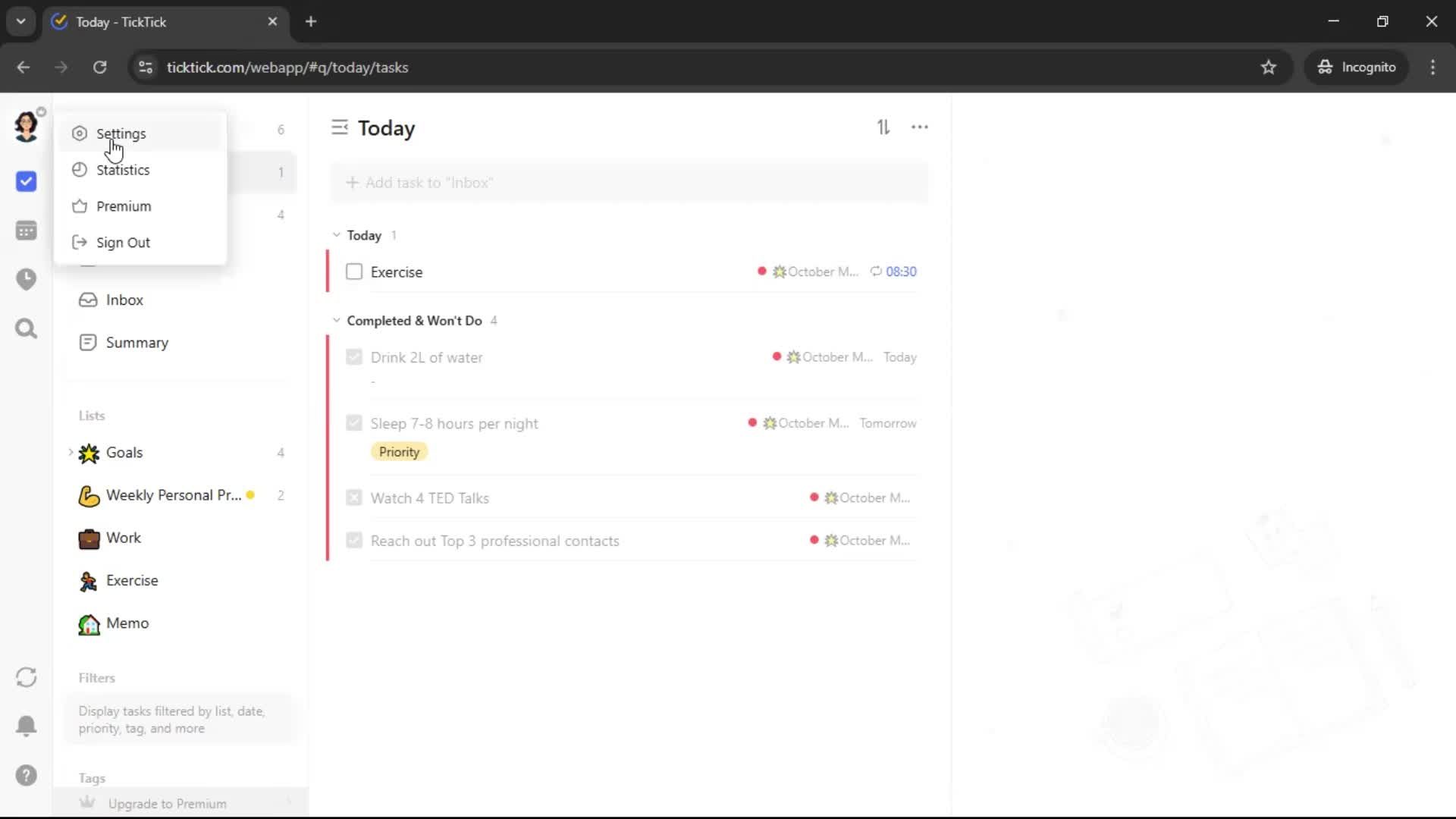 Customizing appearance screenshot