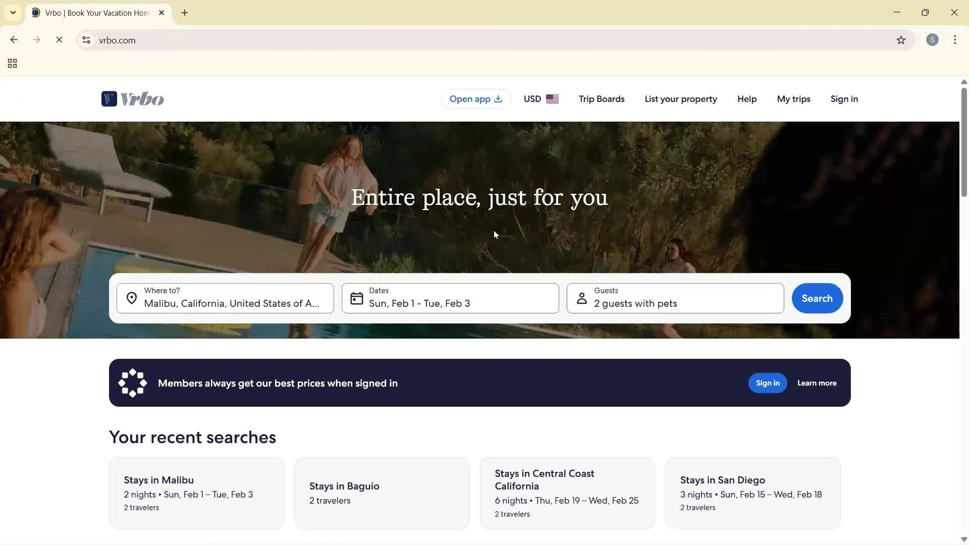 Deleting your account screenshot