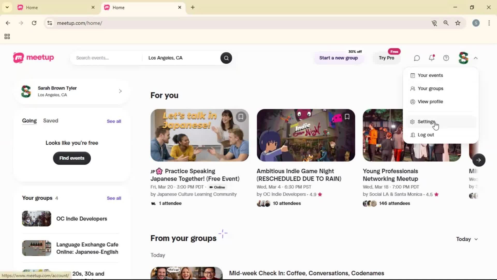 Deactivating your account on Meetup video thumbnail