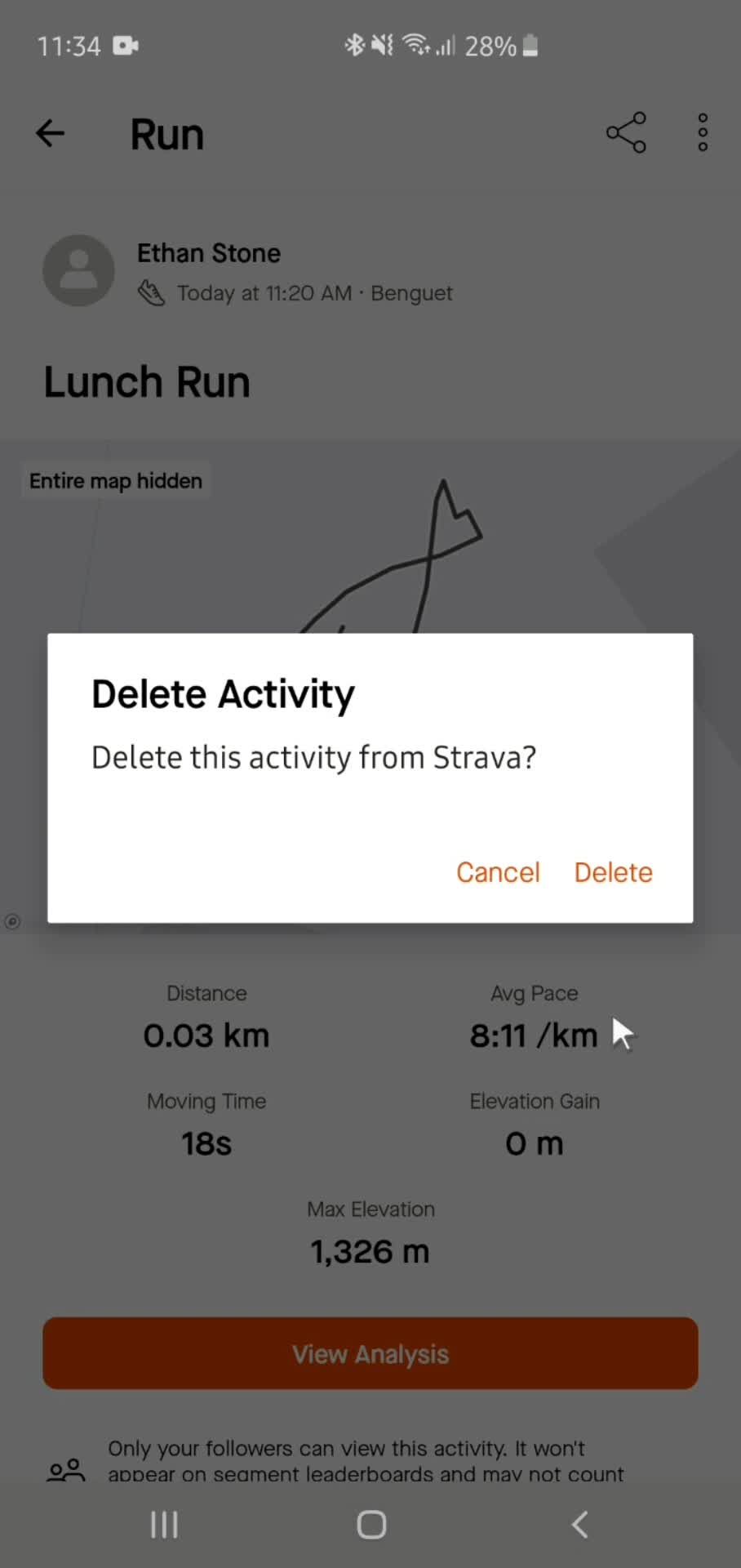 Deleting an activity on Strava video thumbnail