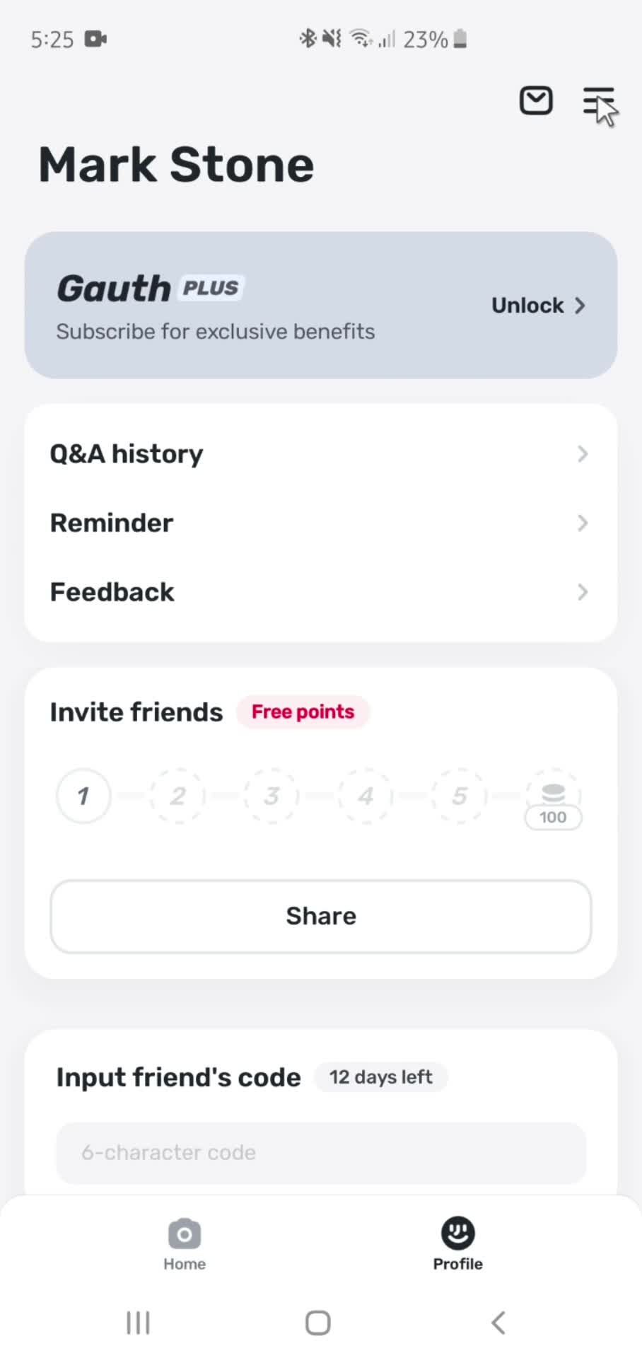 Deleting question bank screenshot