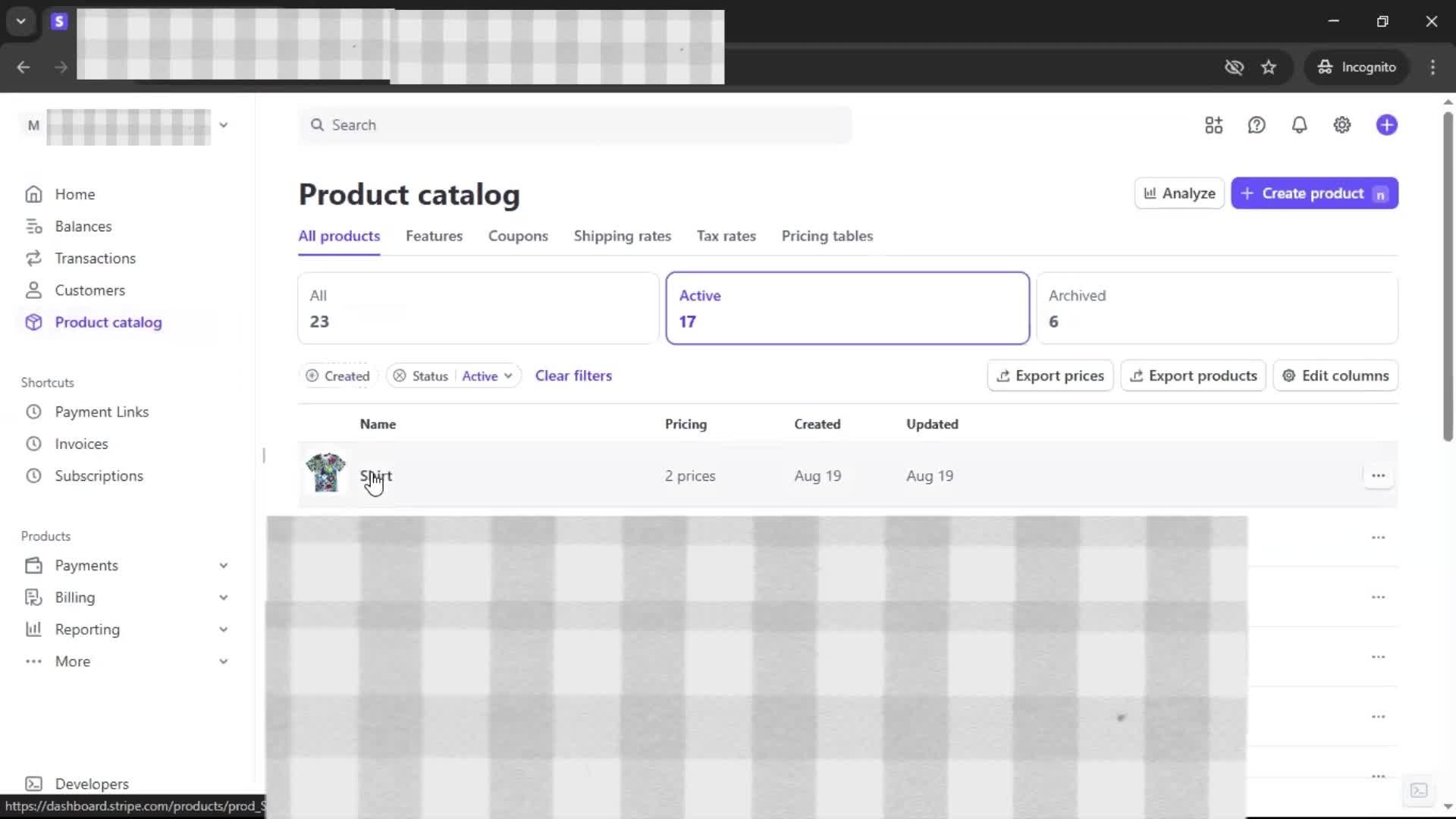 Deleting a product on Stripe video thumbnail