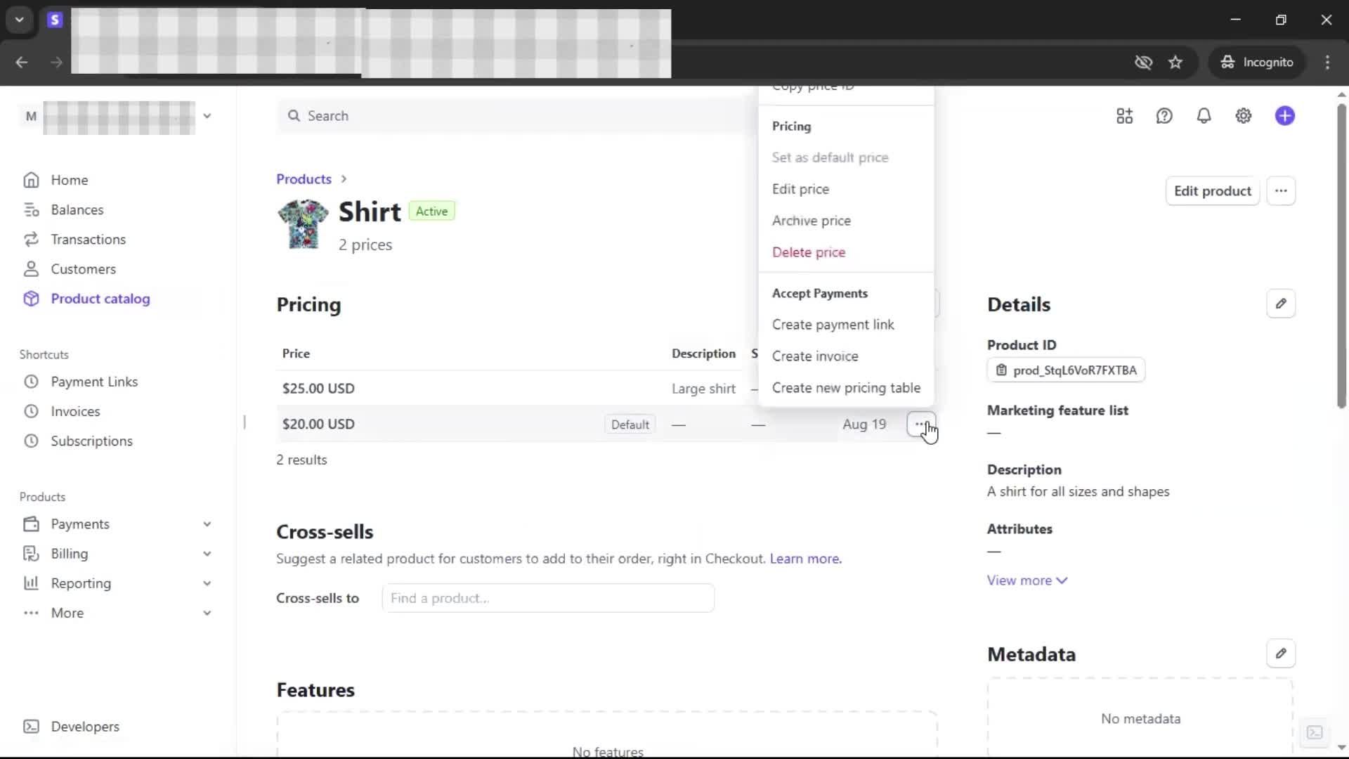 Deleting a product on Stripe video thumbnail
