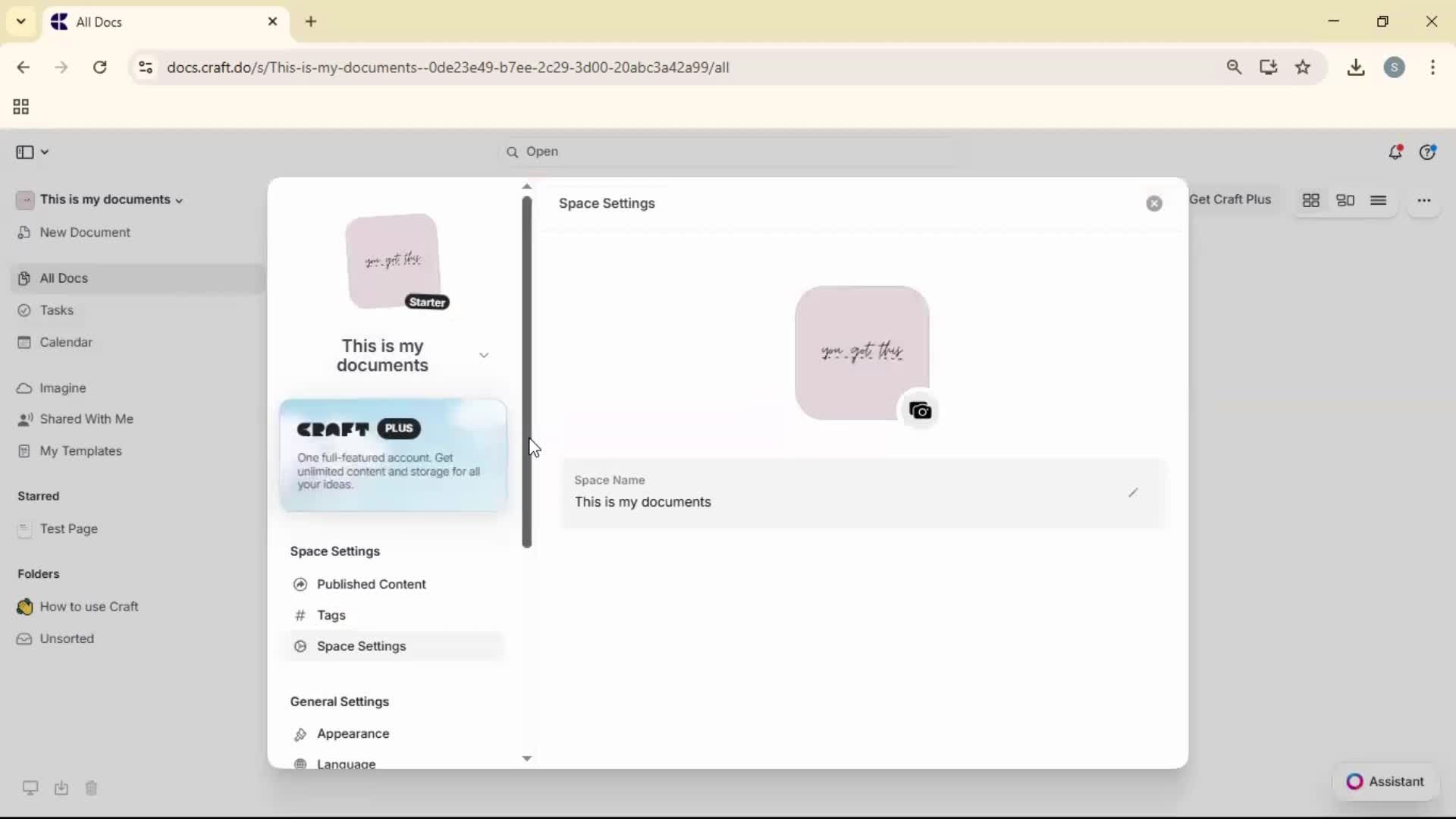 Deleting your account screenshot
