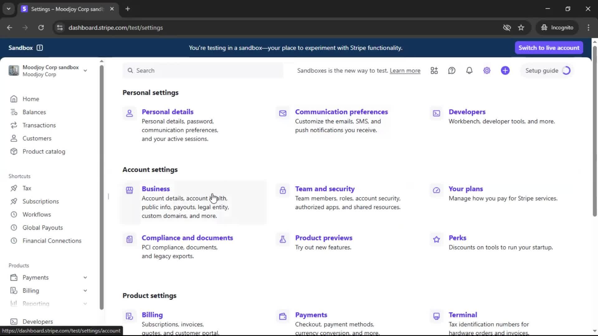 Deleting your account on Stripe video thumbnail