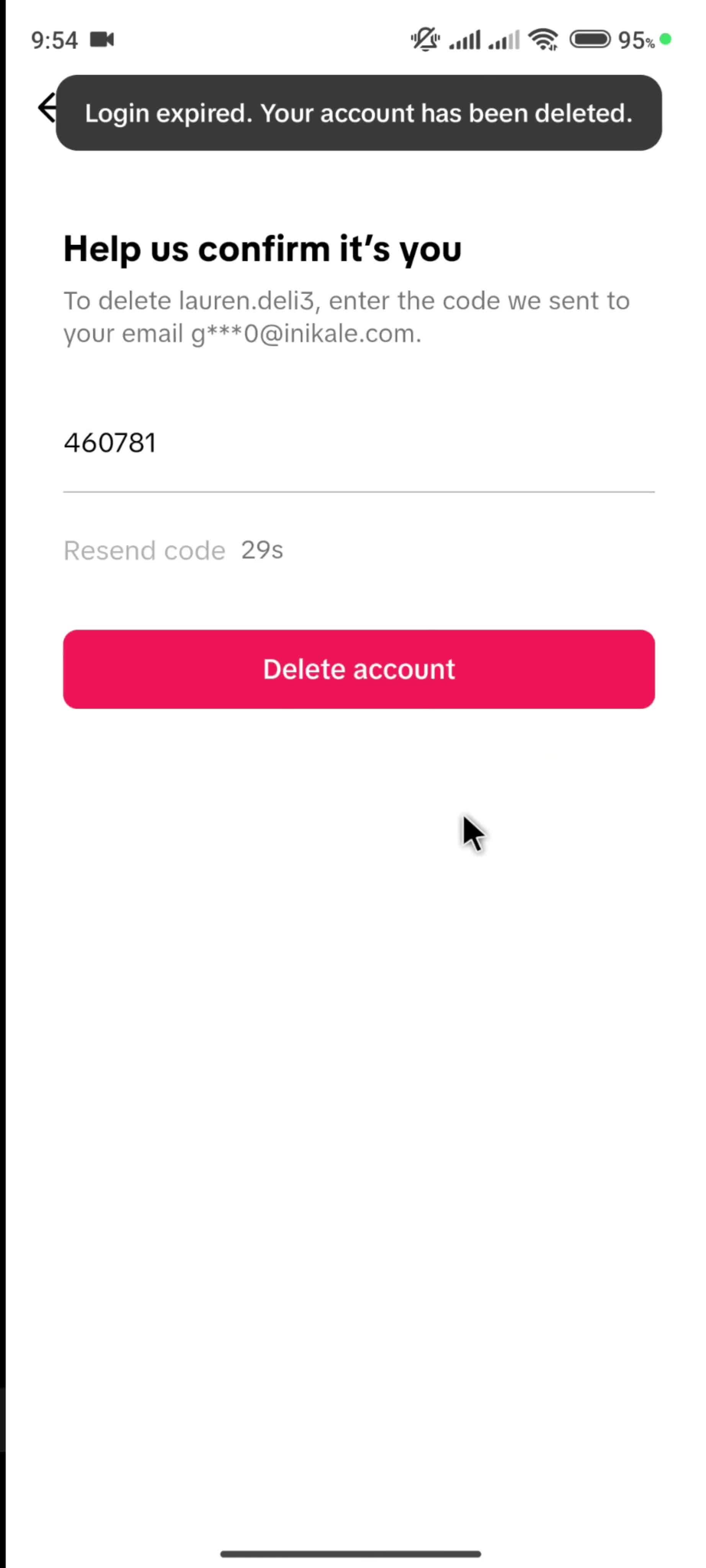 Deleting your account on TikTok video thumbnail