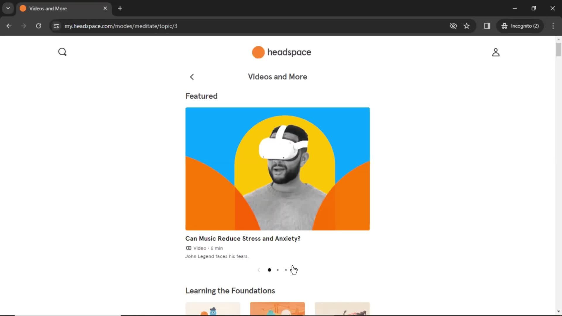 Discovering content on Headspace video thumbnail