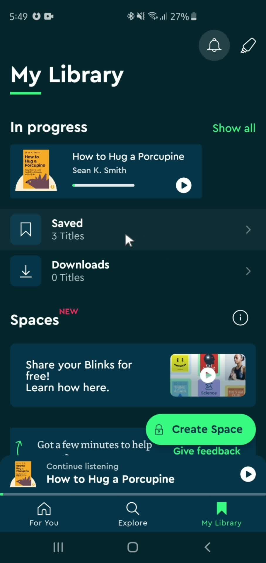 Downloading on Blinkist video thumbnail