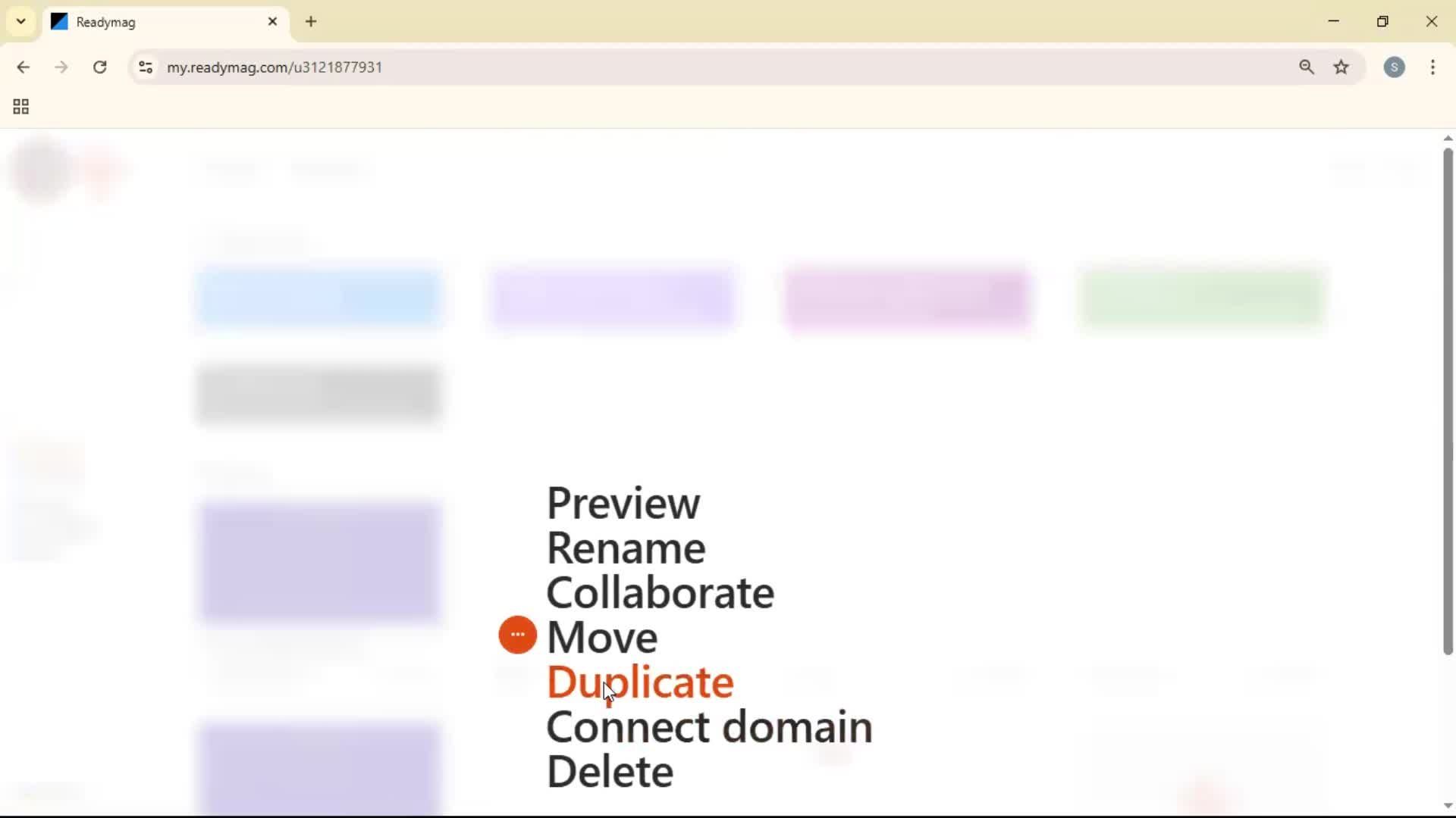 Duplicating screenshot