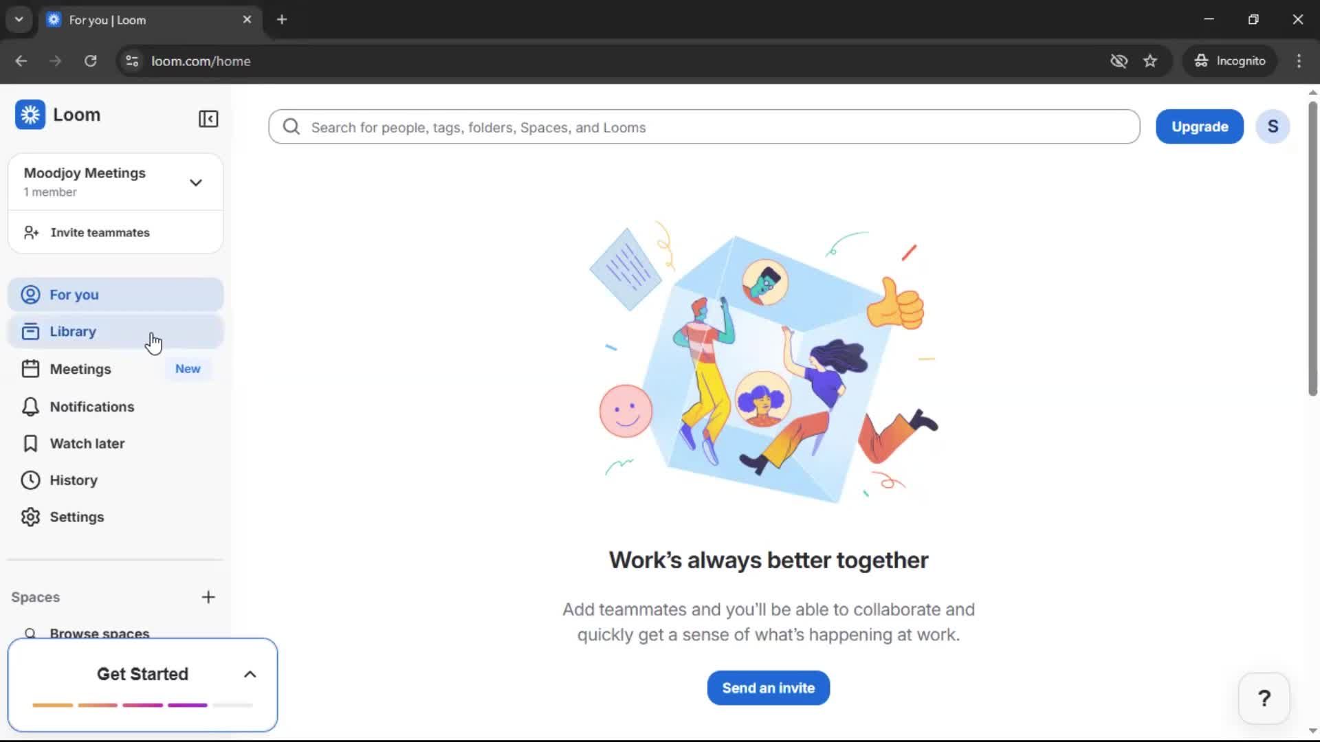 Editing a video on Loom video thumbnail