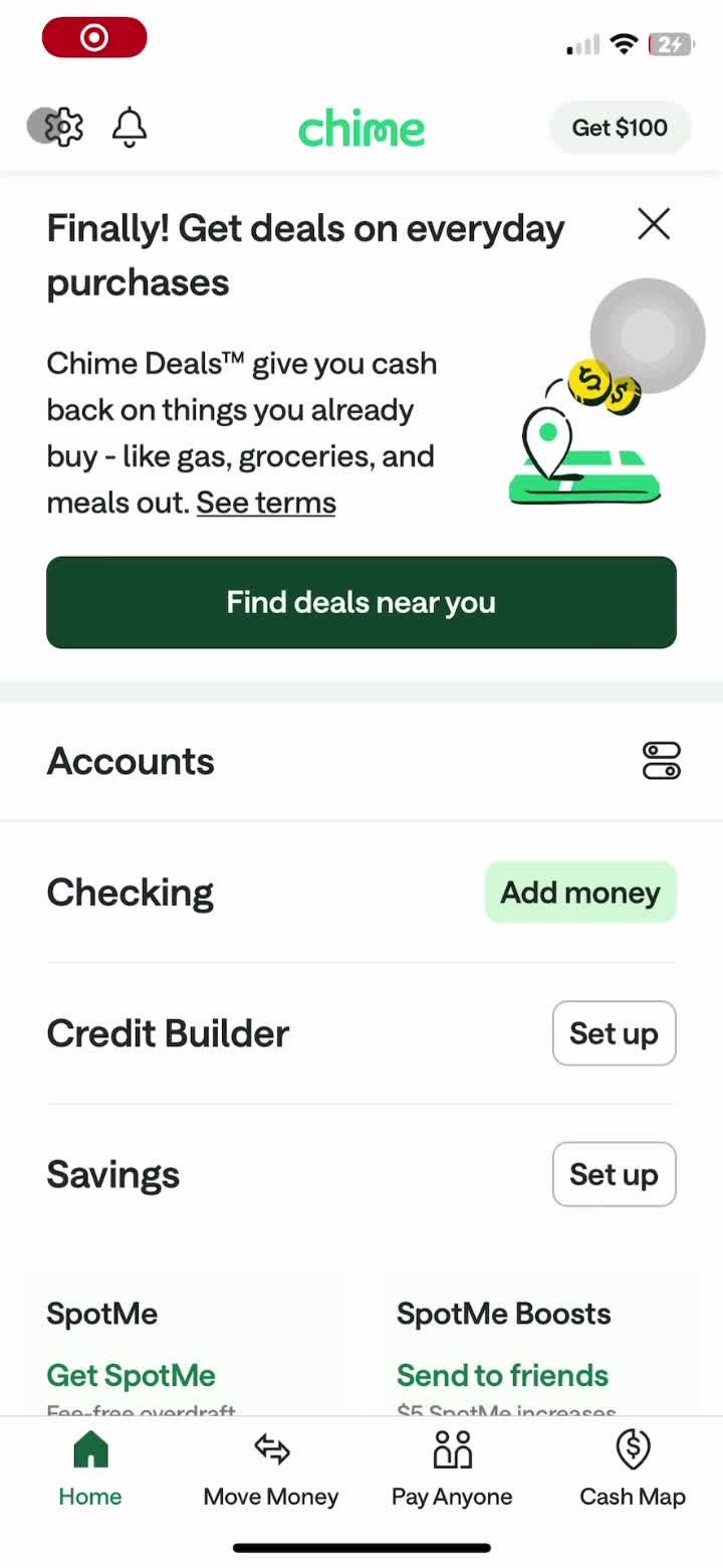 Enrolling for credit builder screenshot