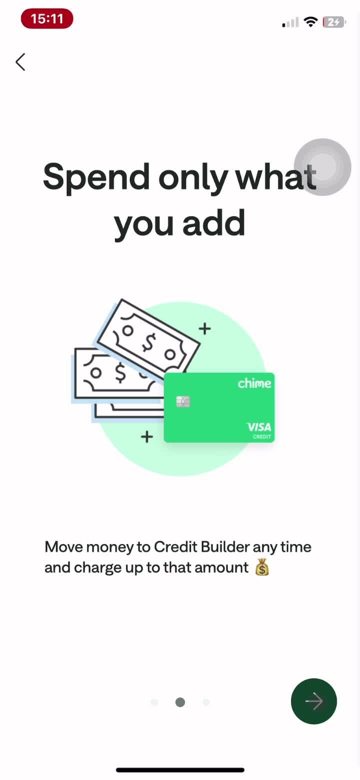 Enrolling for credit builder screenshot