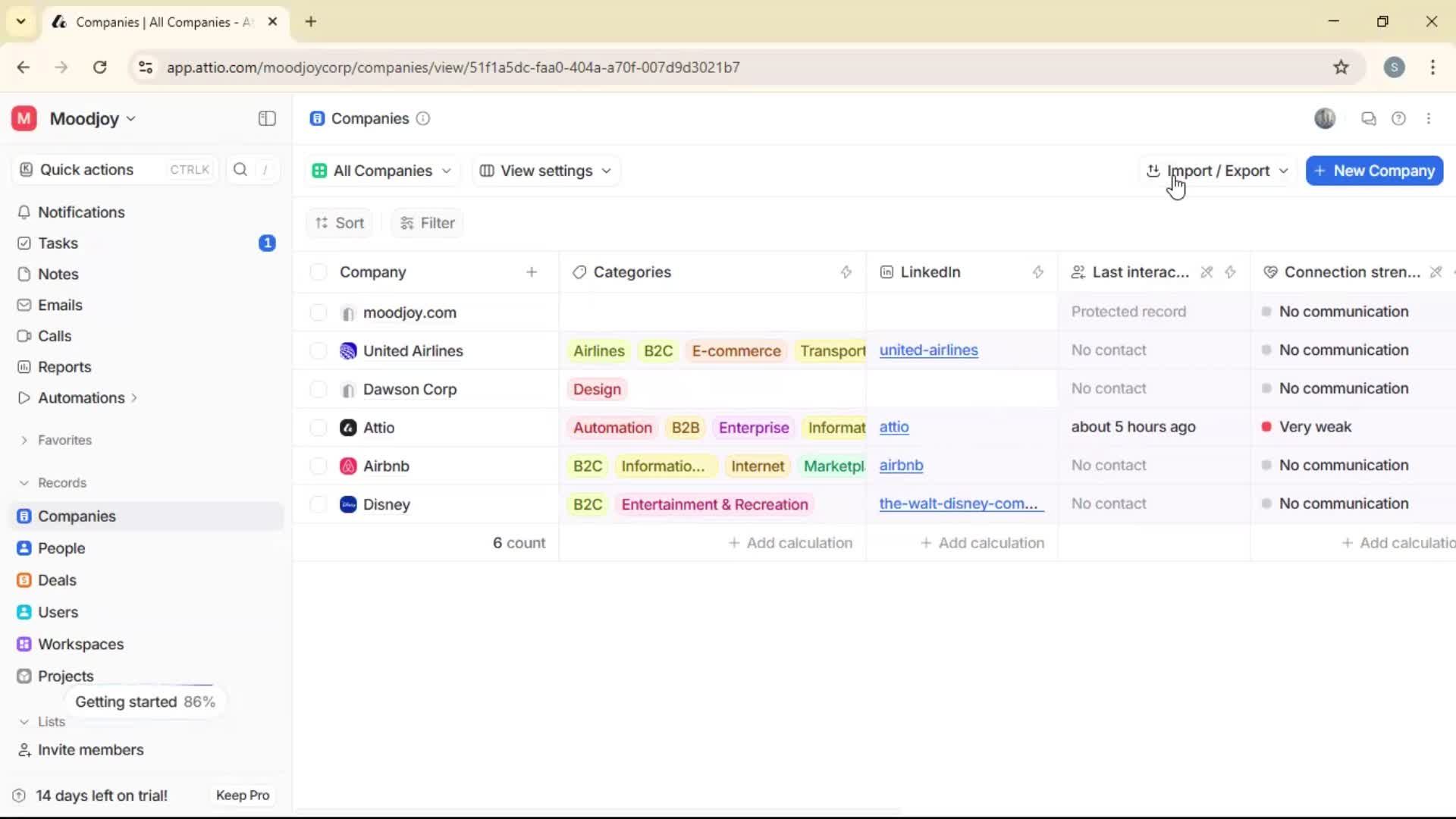 Exporting data on Attio video thumbnail