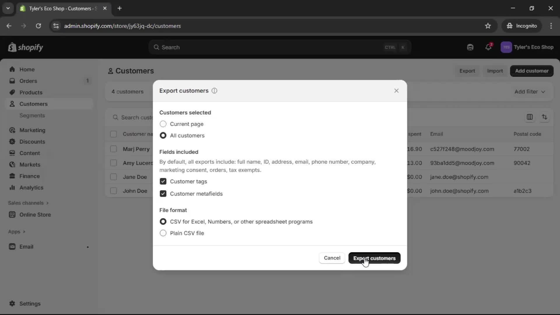 Exporting data on Shopify video thumbnail