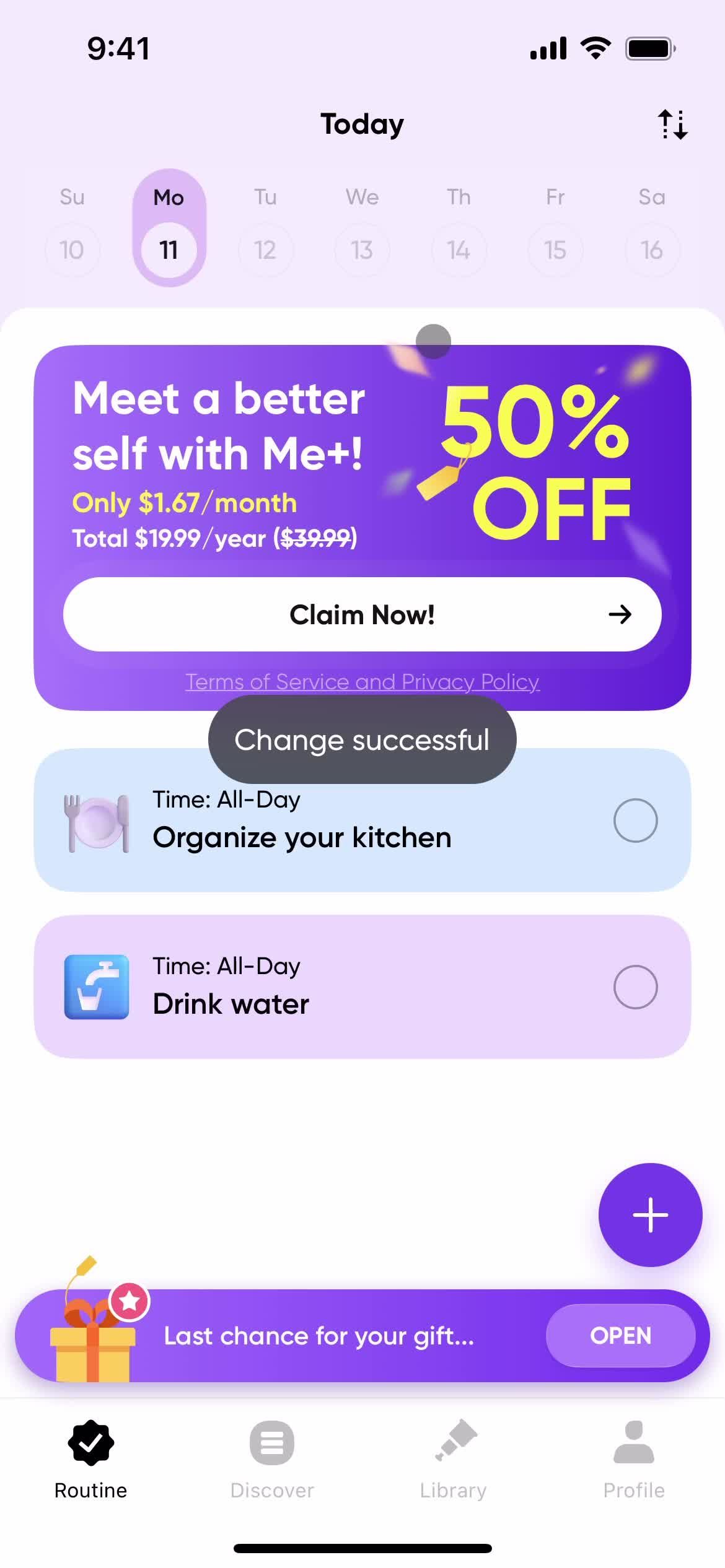 Filtering and sorting screenshot