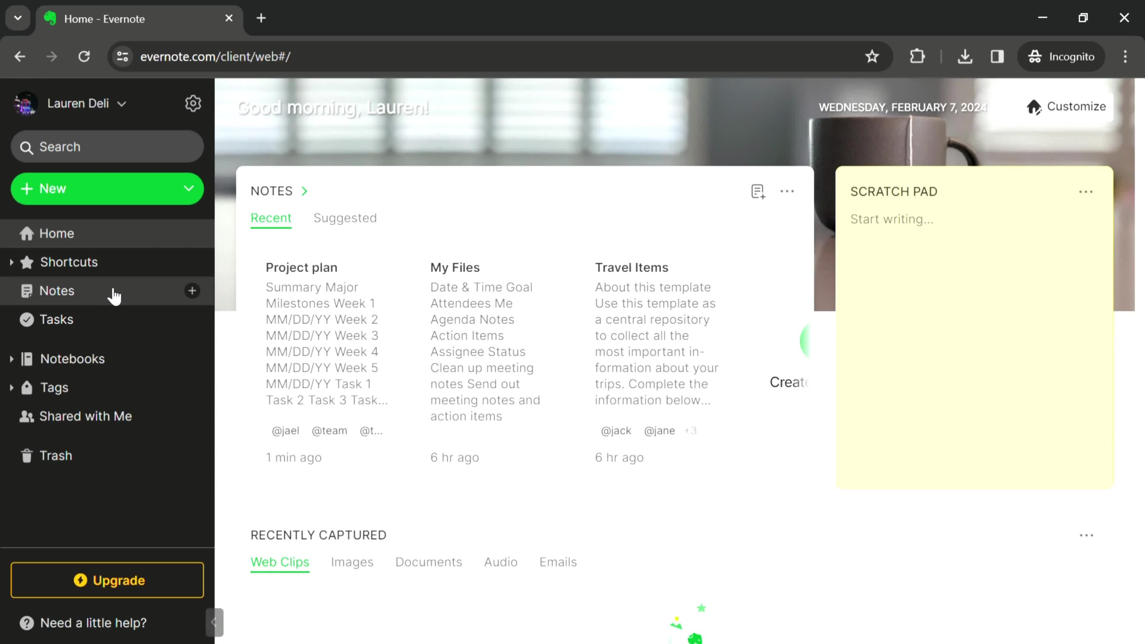 Filtering and sorting screenshot
