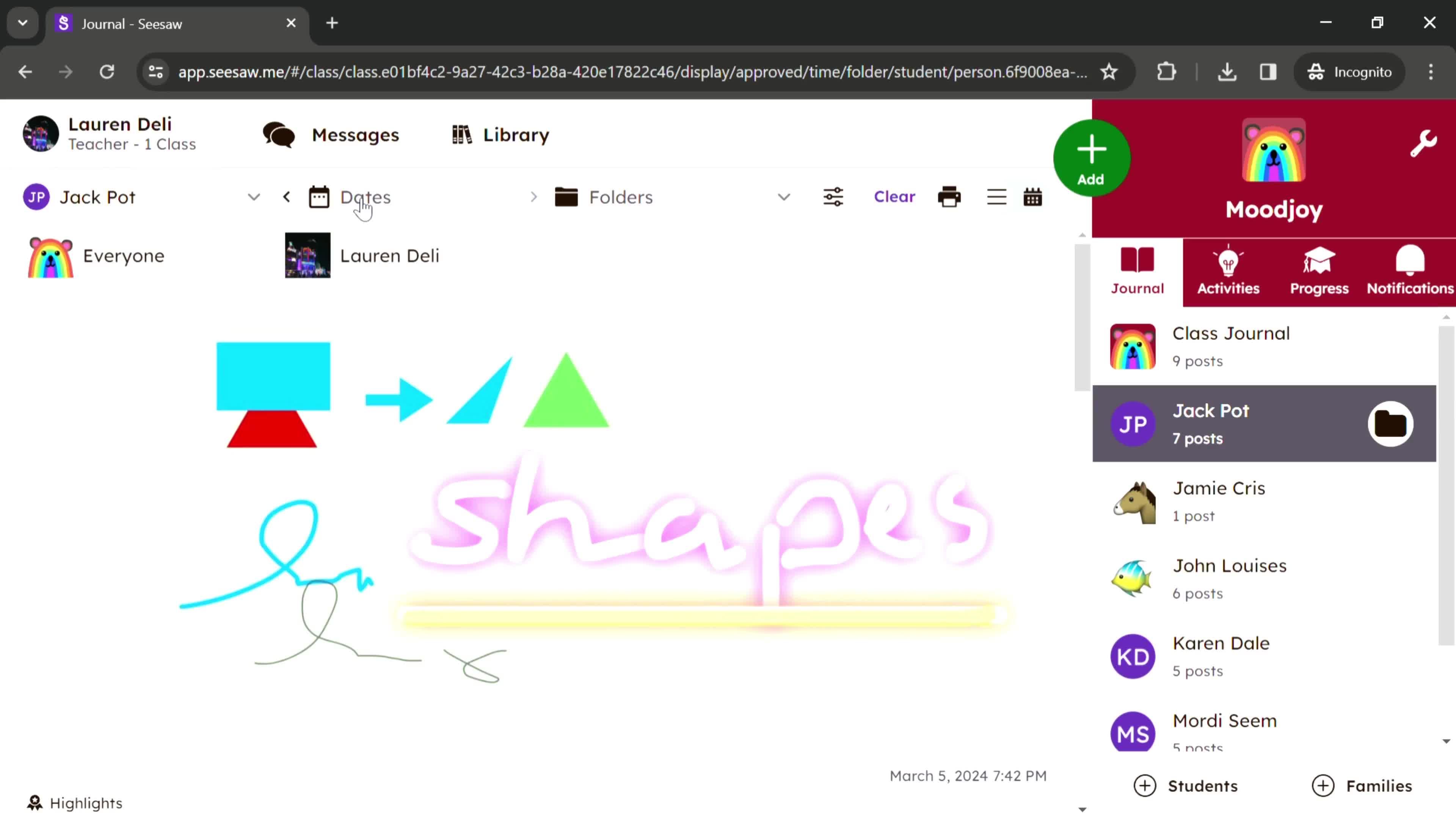 Filtering and sorting screenshot