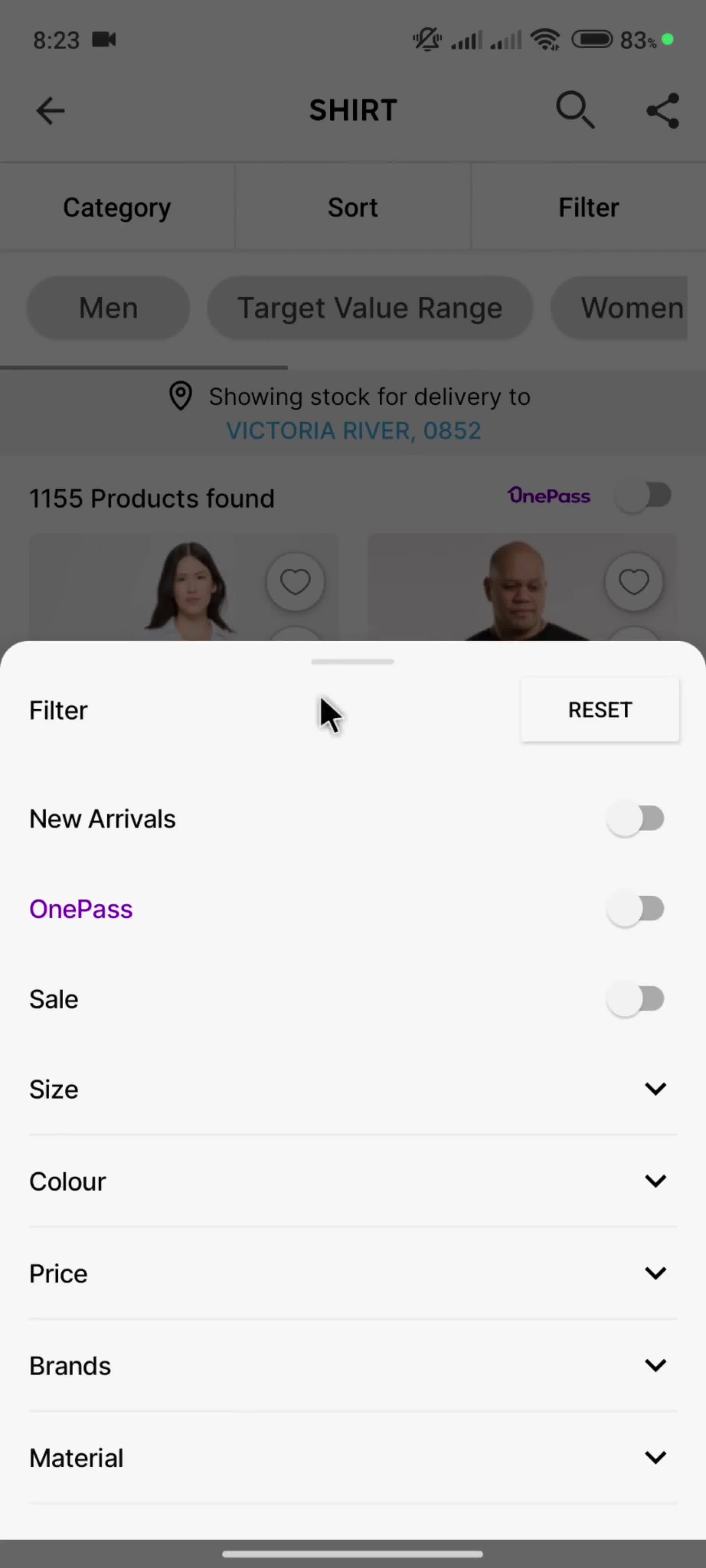Filtering and sorting on Target video thumbnail