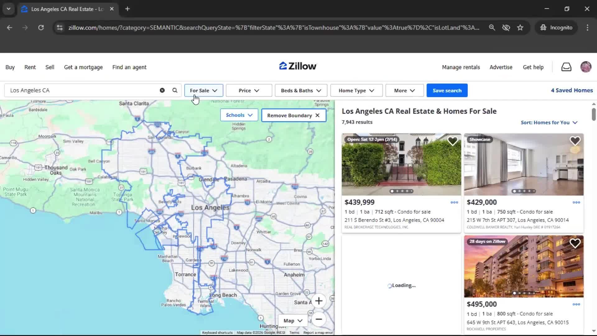 Filtering and sorting screenshot