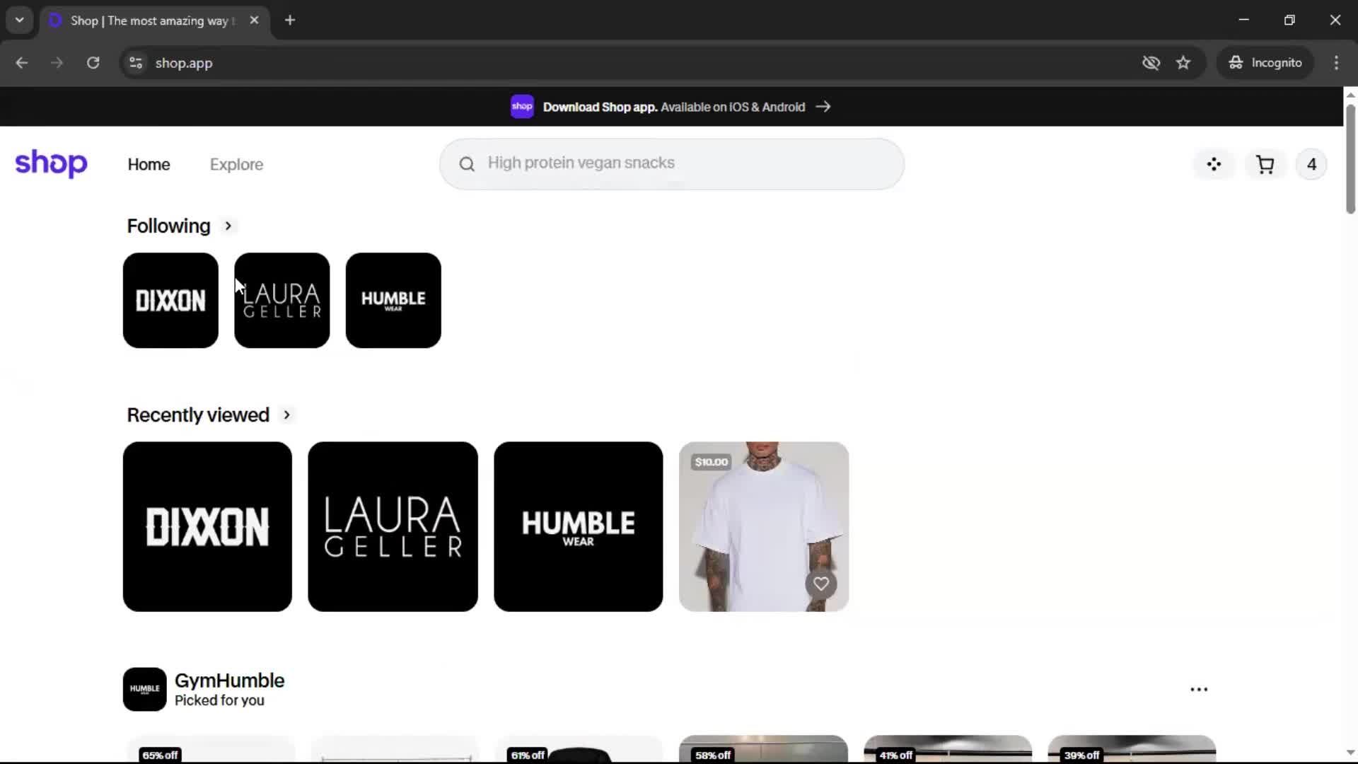 Following a user screenshot