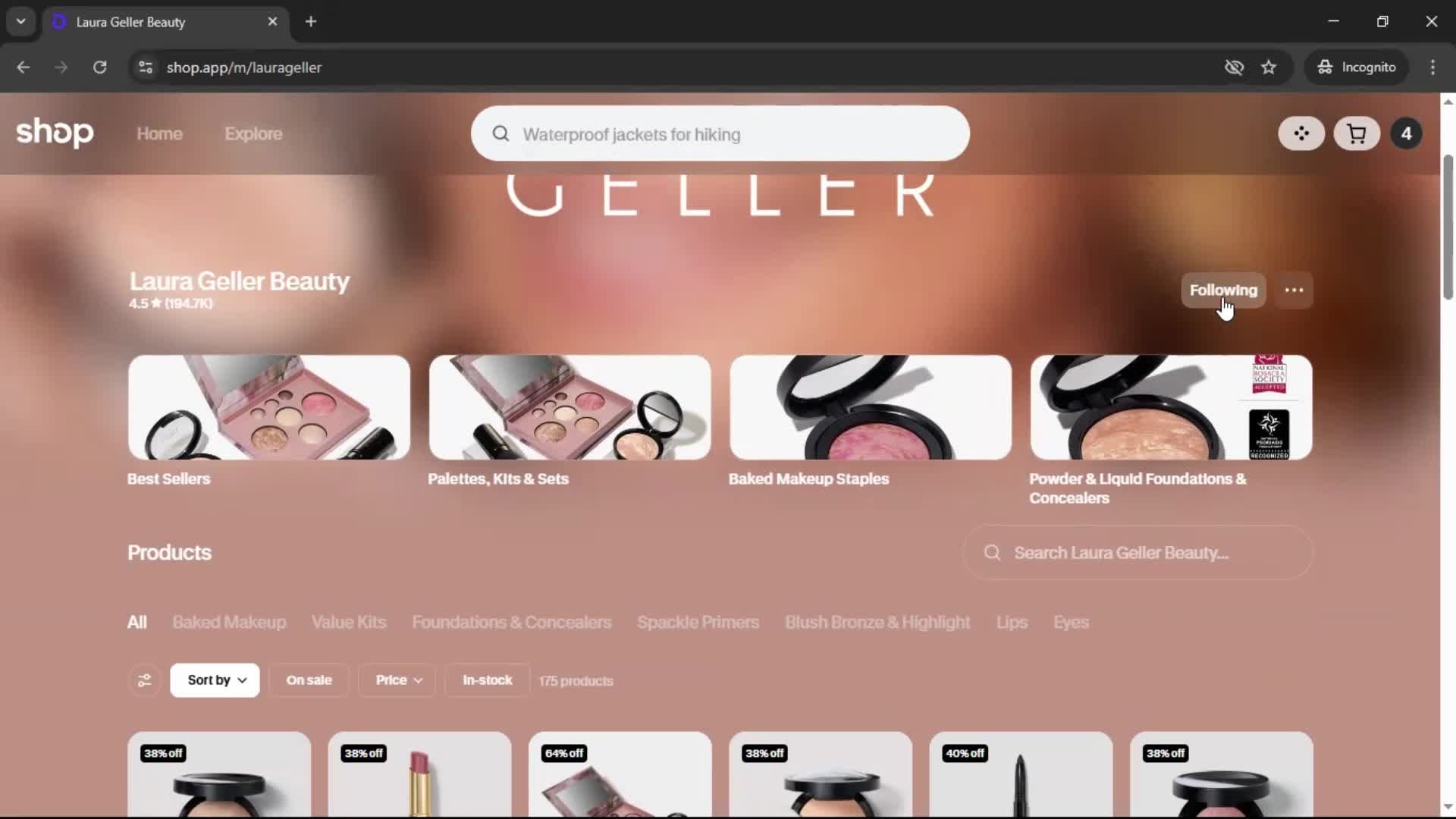 Following a user screenshot