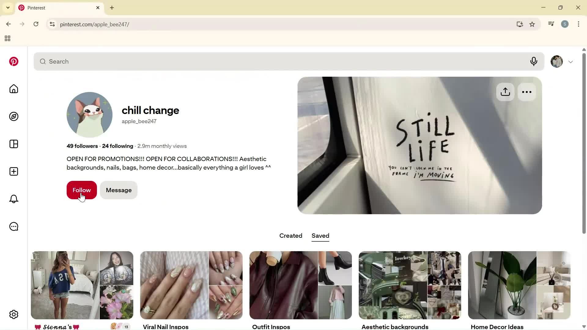 Following a user screenshot