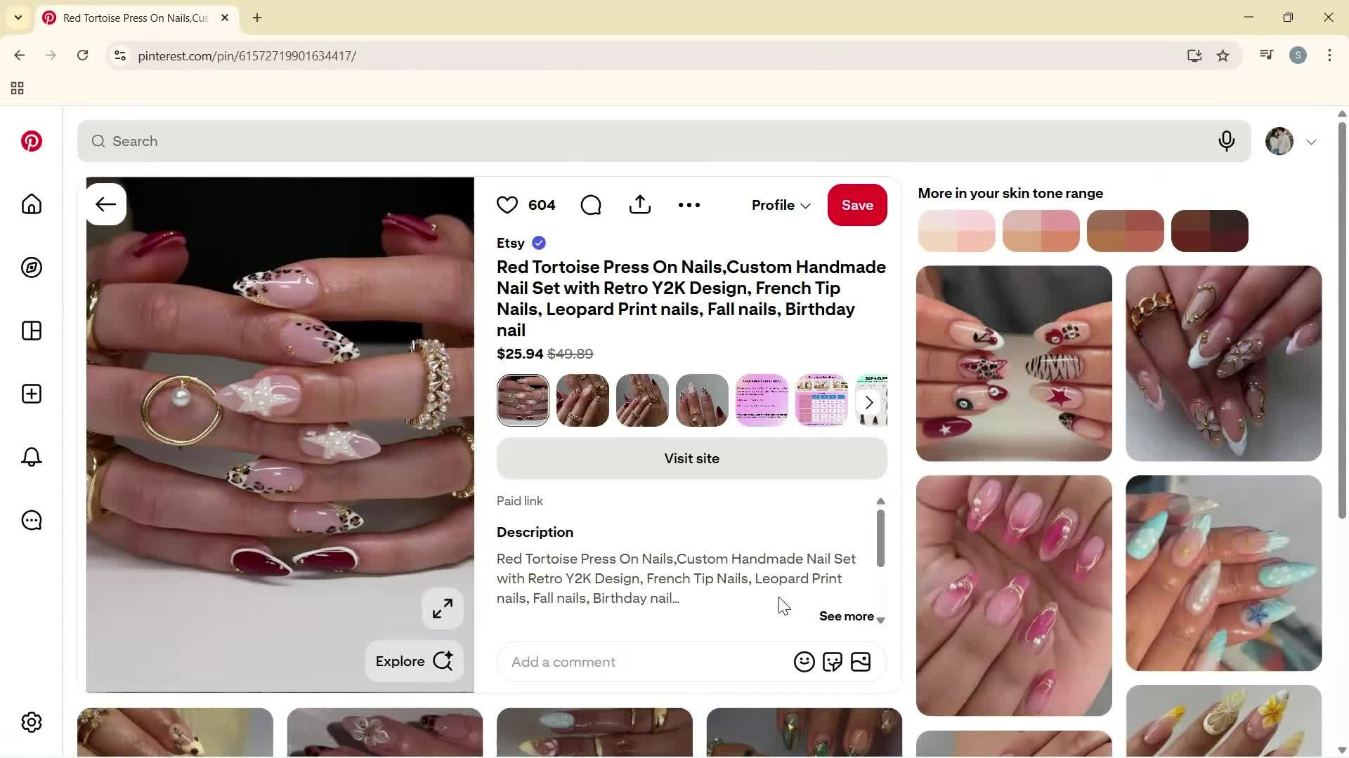 Following a user screenshot
