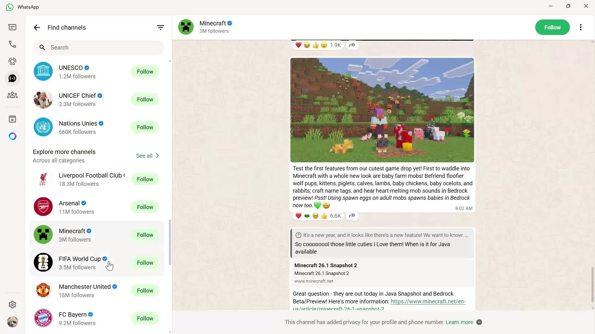 Following a user screenshot