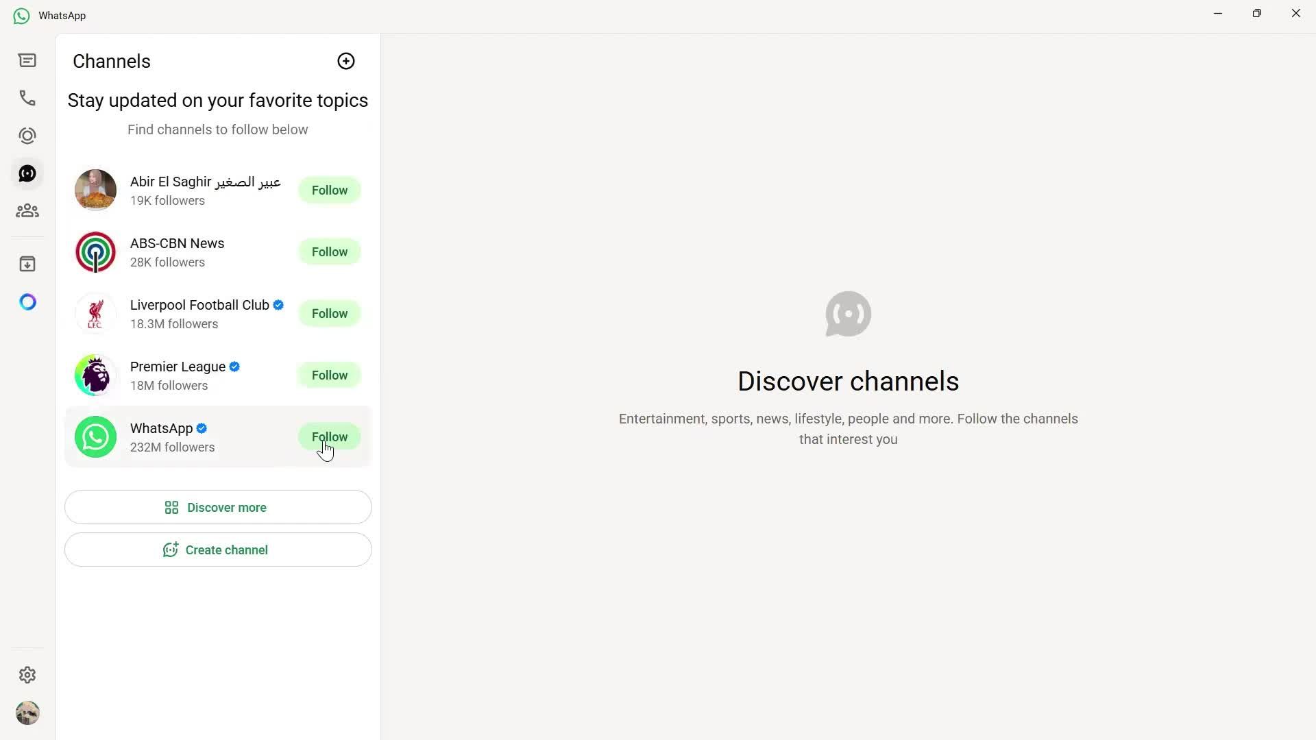 Following a user screenshot